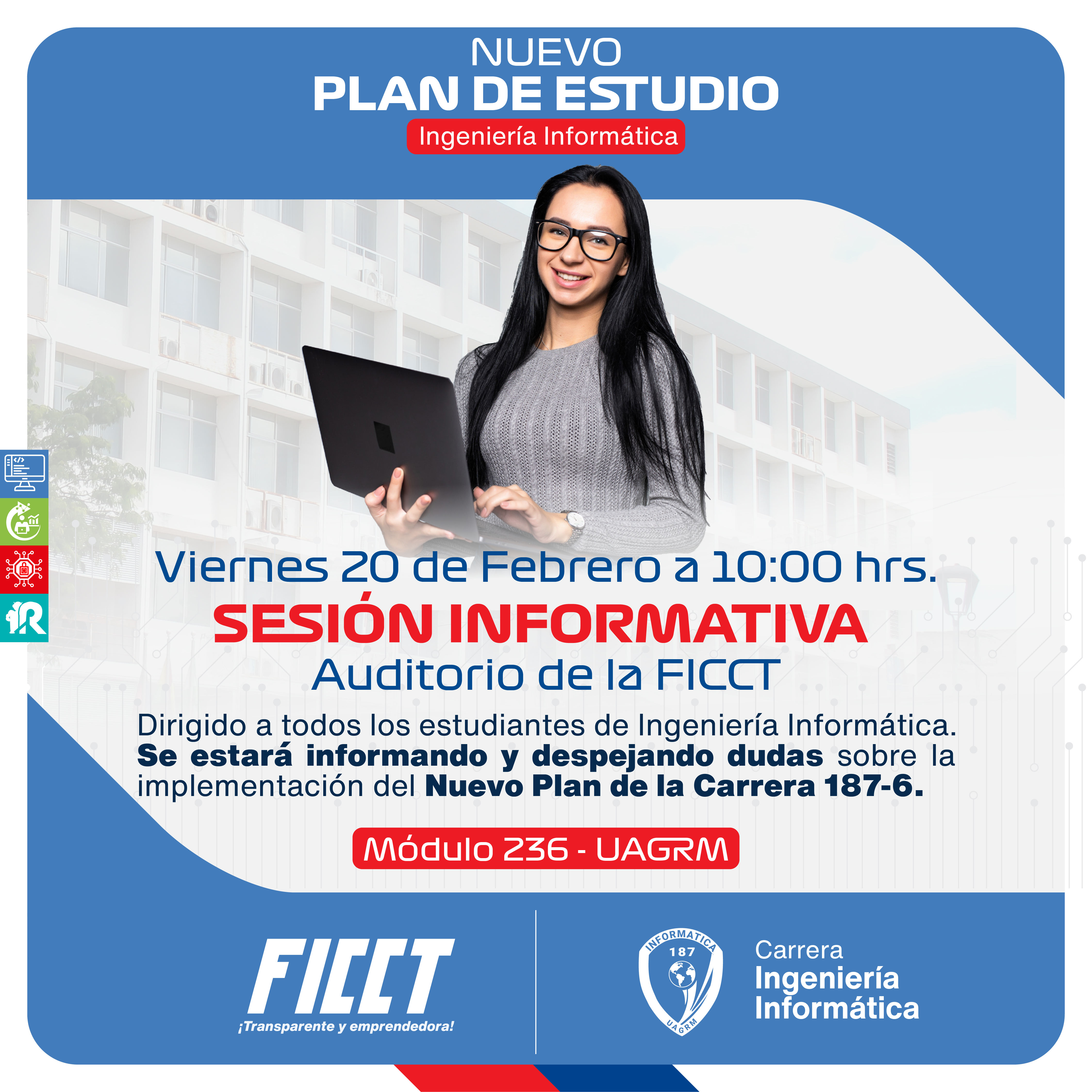 ¡NUEVO PLAN DE ESTUDIO! INGENIERÍA INFORMÁTICA
