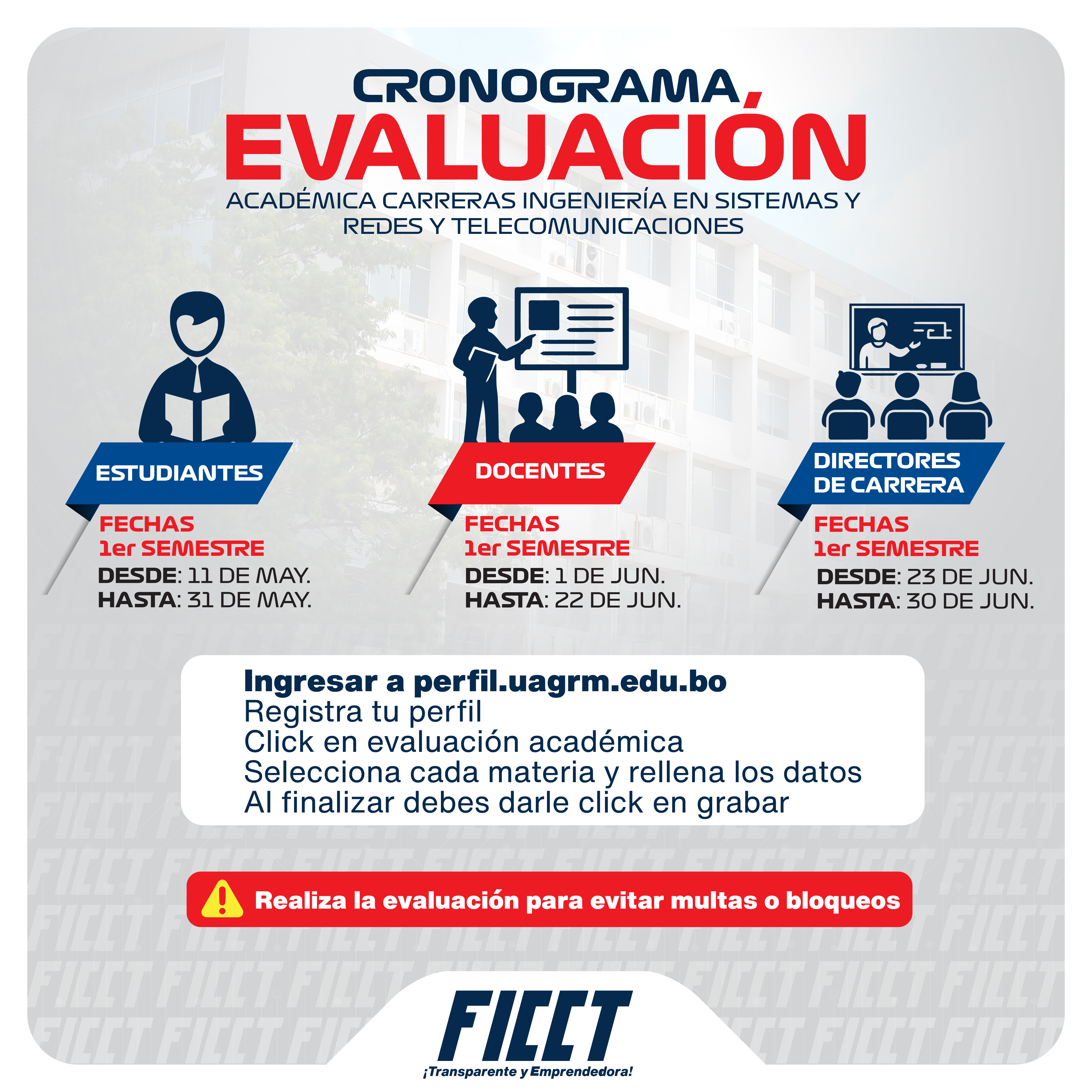 𝐂𝐑𝐎𝐍𝐎𝐆𝐑𝐀𝐌𝐀 𝐃𝐄 𝐄𝐕𝐀𝐋𝐔𝐀𝐂𝐈Ó𝐍 𝐀𝐂𝐀𝐃É𝐌𝐈𝐂𝐀 – 𝐅𝐈𝐂𝐂𝐓 𝐔𝐀𝐆𝐑𝐌