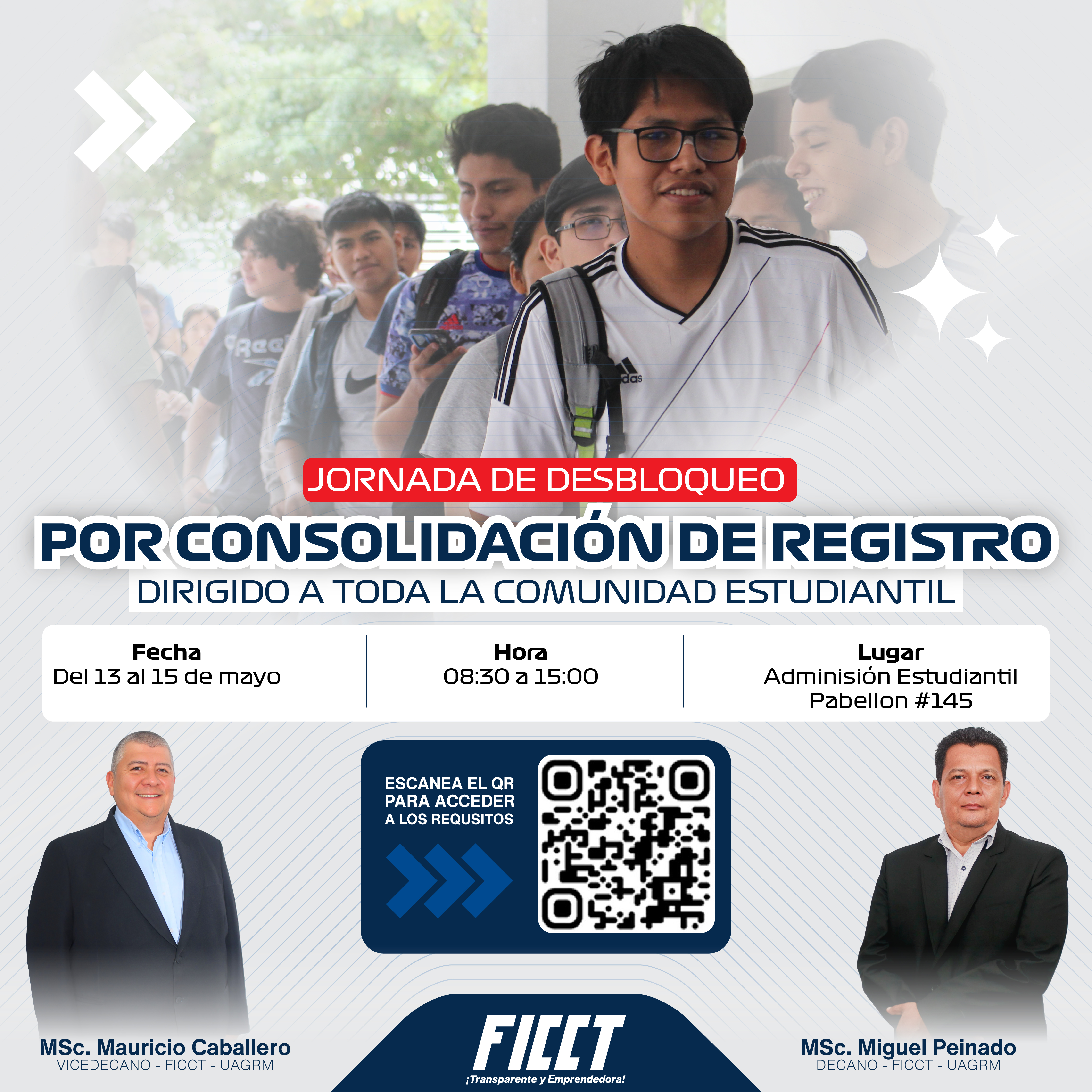 𝗝𝗢𝗥𝗡𝗔𝗗𝗔𝗦 𝗗𝗘 𝗗𝗘𝗦𝗕𝗟𝗢𝗤𝗨𝗘𝗢 𝗣𝗢𝗥 𝗖𝗢𝗡𝗦𝗢𝗟𝗜𝗗𝗔𝗖𝗜Ó𝗡 𝗗𝗘 𝗥𝗘𝗚𝗜𝗦𝗧𝗥𝗢