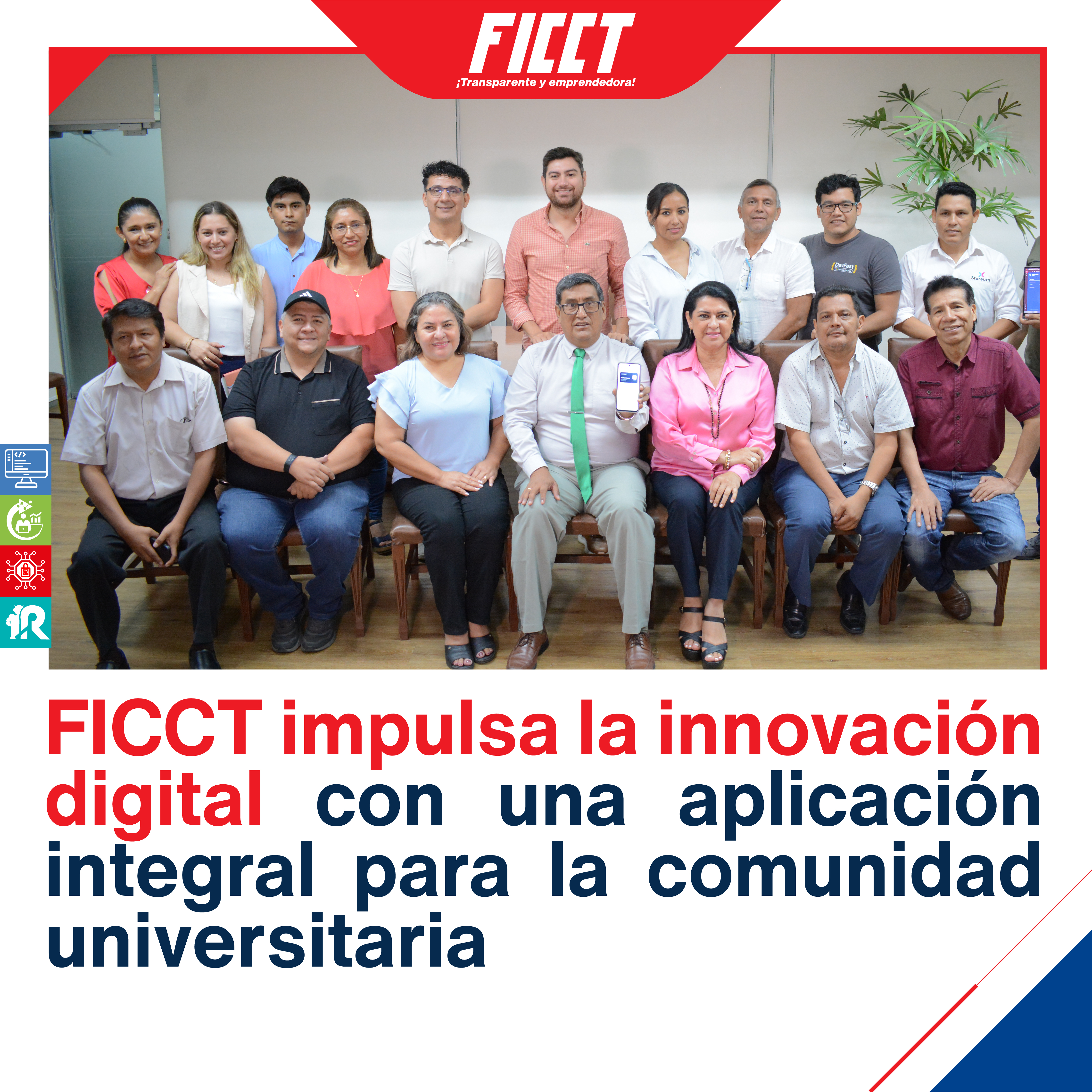 FICCT impulsa la innovación digital con una aplicación integral para la comunidad universitaria de la UAGRM