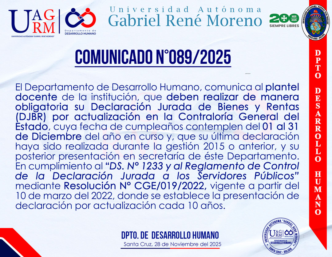 DECLARACIÓN JURADA DOCENTES DICIEMBRE