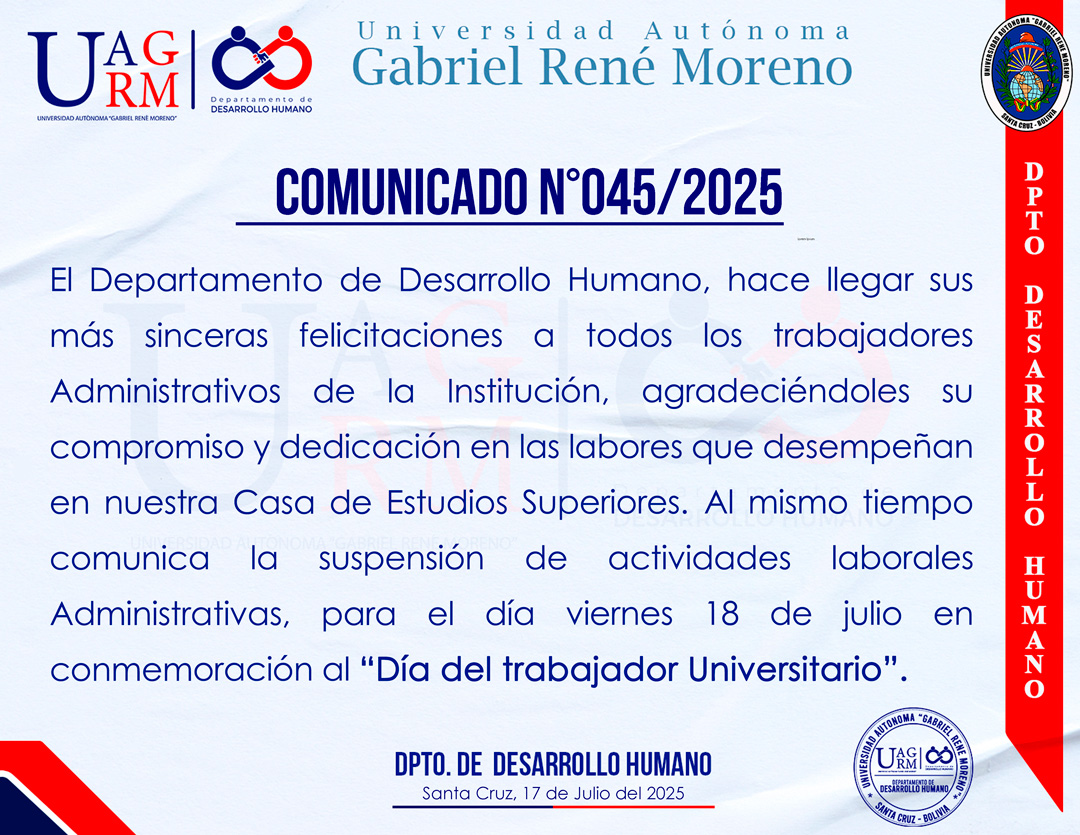 DÍA DEL TRABAJADOR UNIVERSITARIO