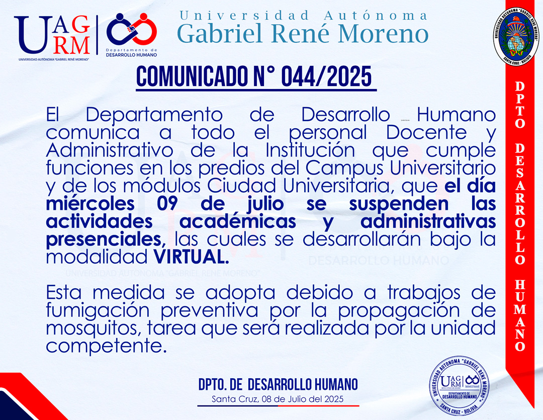 COMUNICADO Nº 044/2025