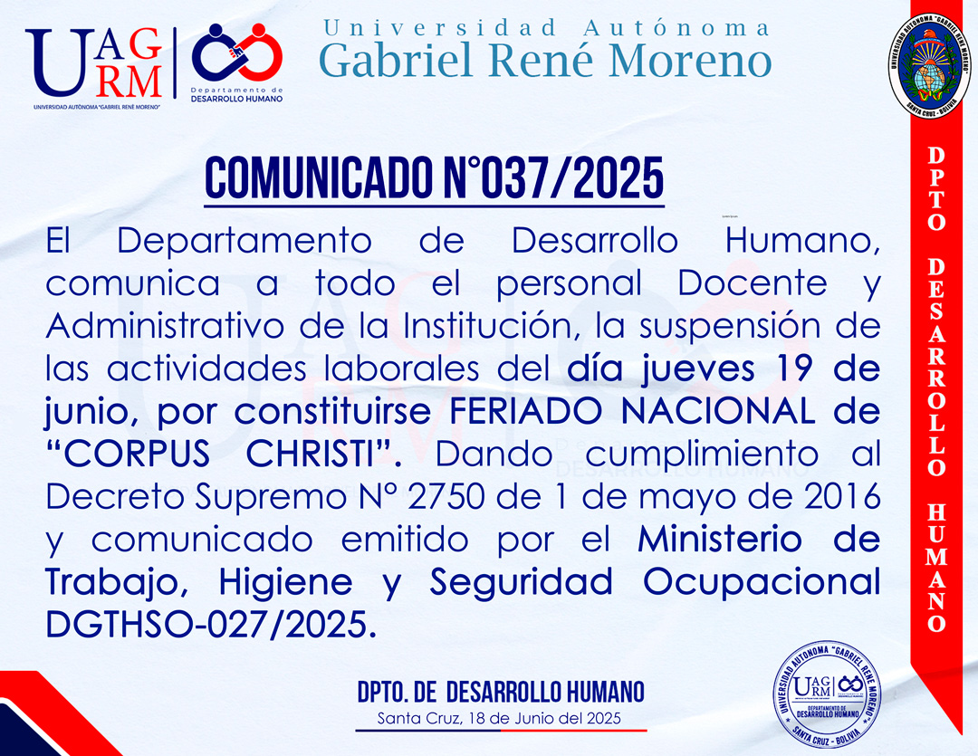 FERIADO CORPUS CHRISTI