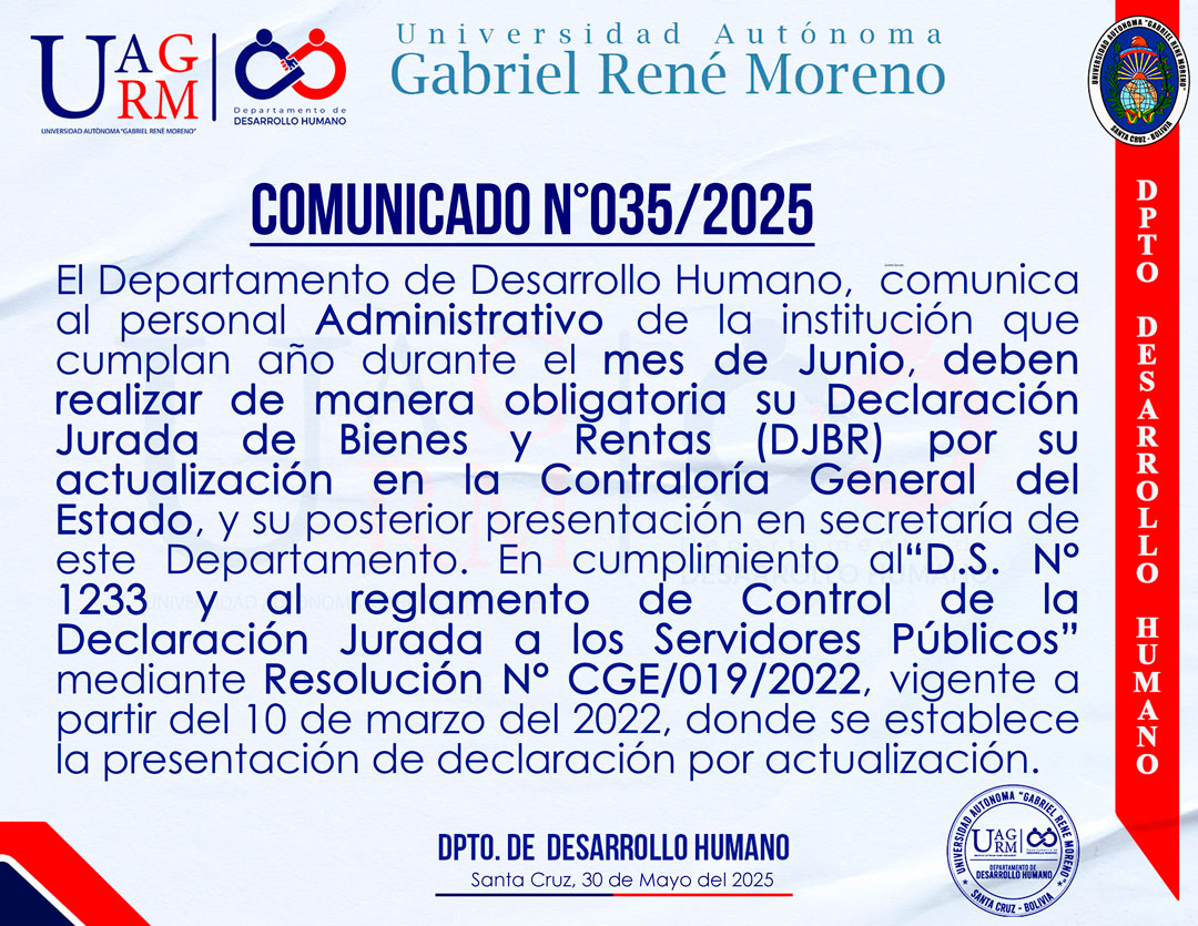 DECLARACIÓN JURADA ADMINISTRATIVOS JUNIO