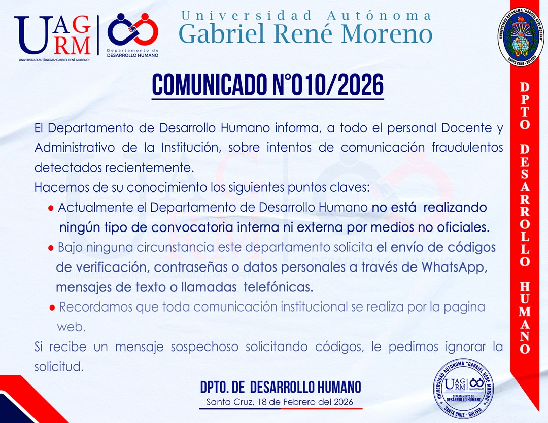 COMUNICACIÓN IMPORTANTE DE INTENTOS FRAUDULENTOS