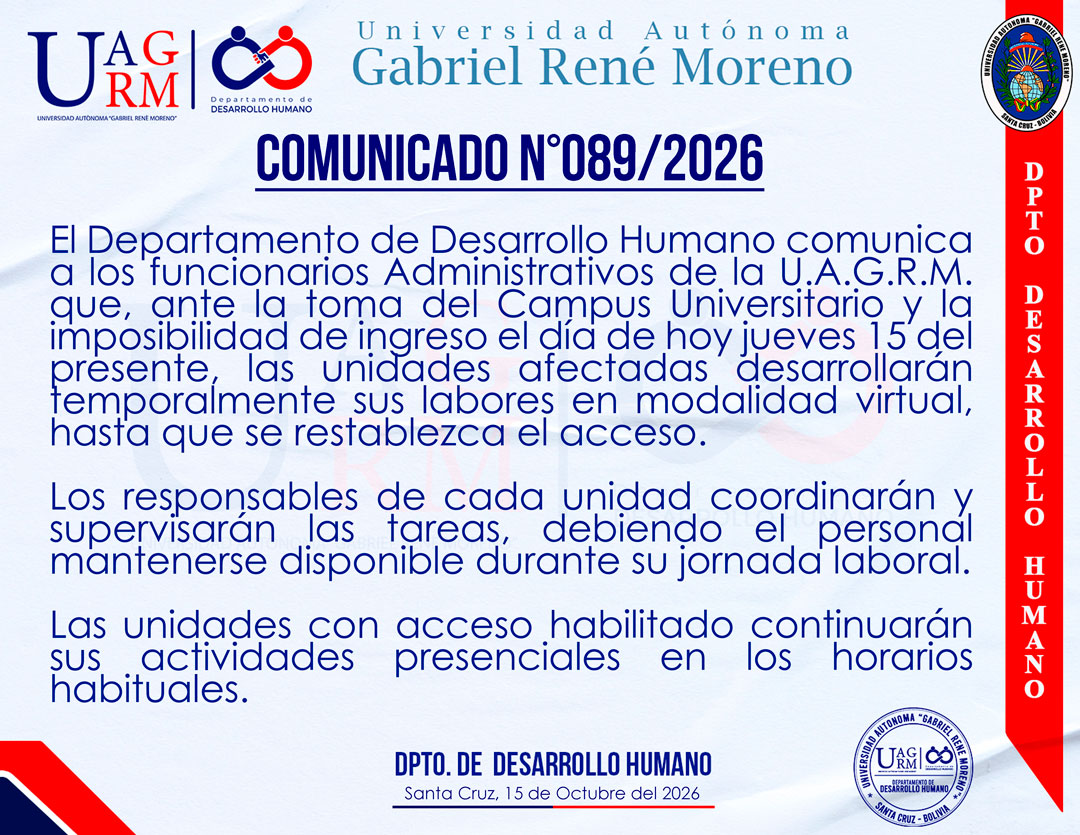 MODALIDAD VIRTUAL FUNCIONARIOS DEL CAMPUS UNIVERSITARIO