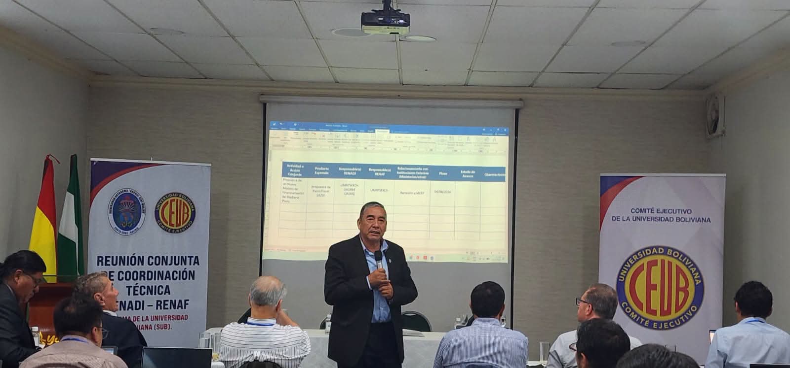 UAGRM participa activamente en la consolidación de la planificación estratégica del Sistema de la Universidad Boliviana
