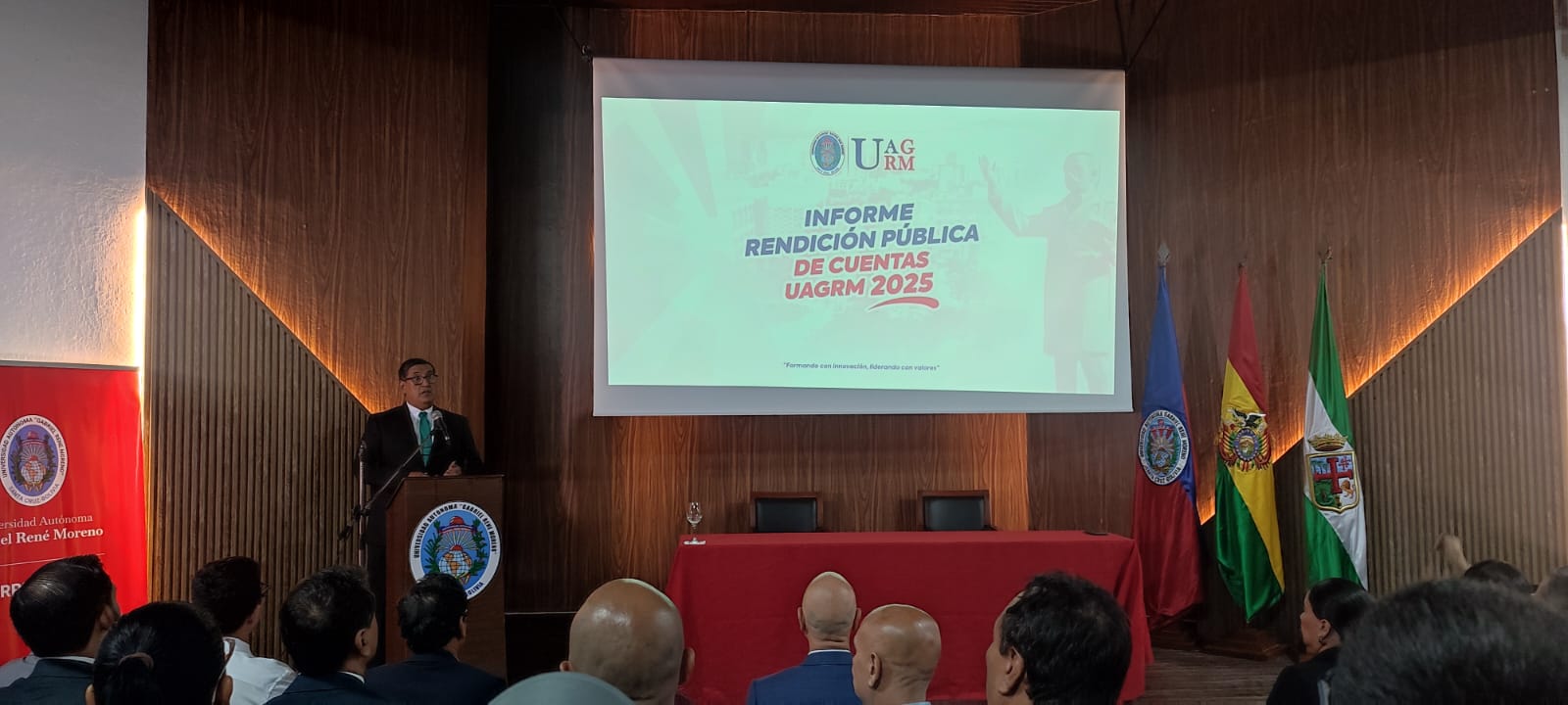 La UAGRM llevó a cabo con éxito la Rendición Pública de Cuentas 2025
