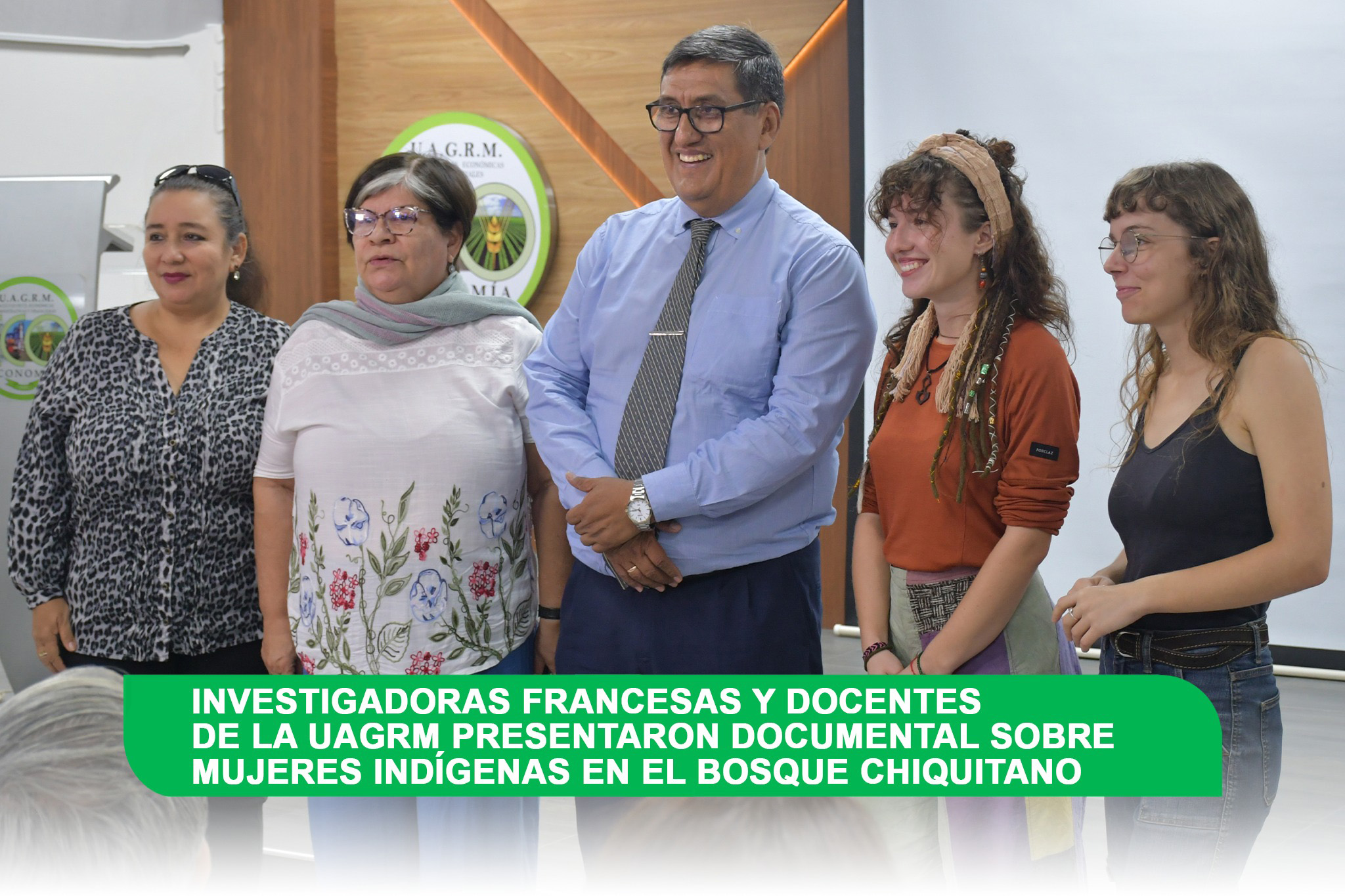 Investigadoras francesas y docentes de la UAGRM presentaron documental sobre mujeres indígenas en el Bosque Chiquitano
