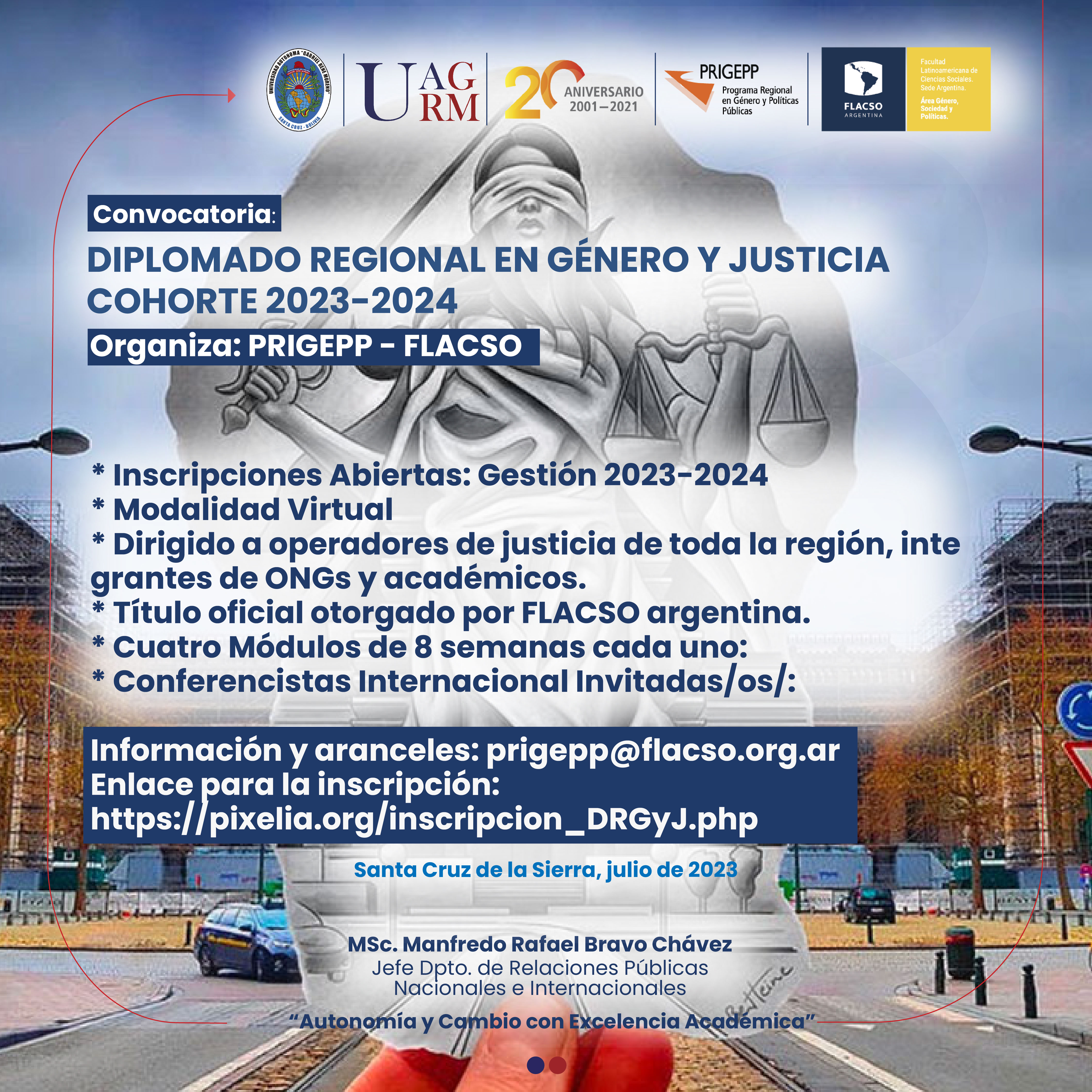 DIPLOMADO REGIONAL EN GÉNERO Y JUSTICIA - COHORTE 2023-2024