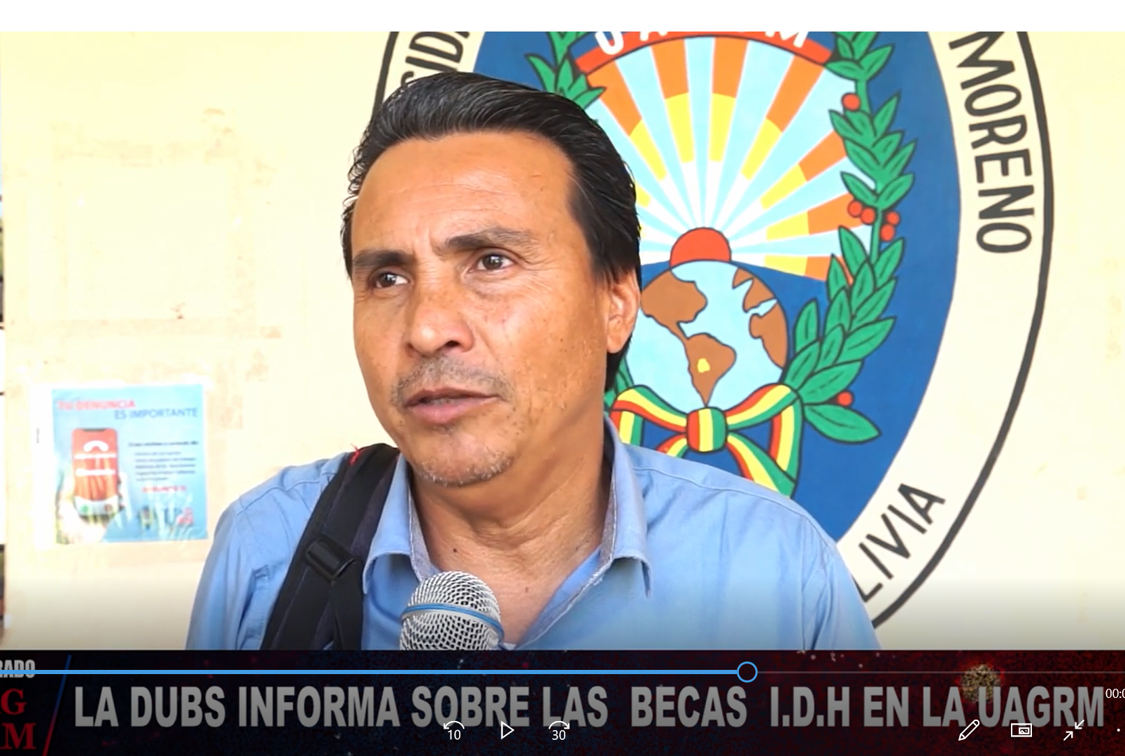 LA D.U.B.S. INFORMA SOBRE EL PROCESO DE BECAS I.D.H. DE LA UAGRM