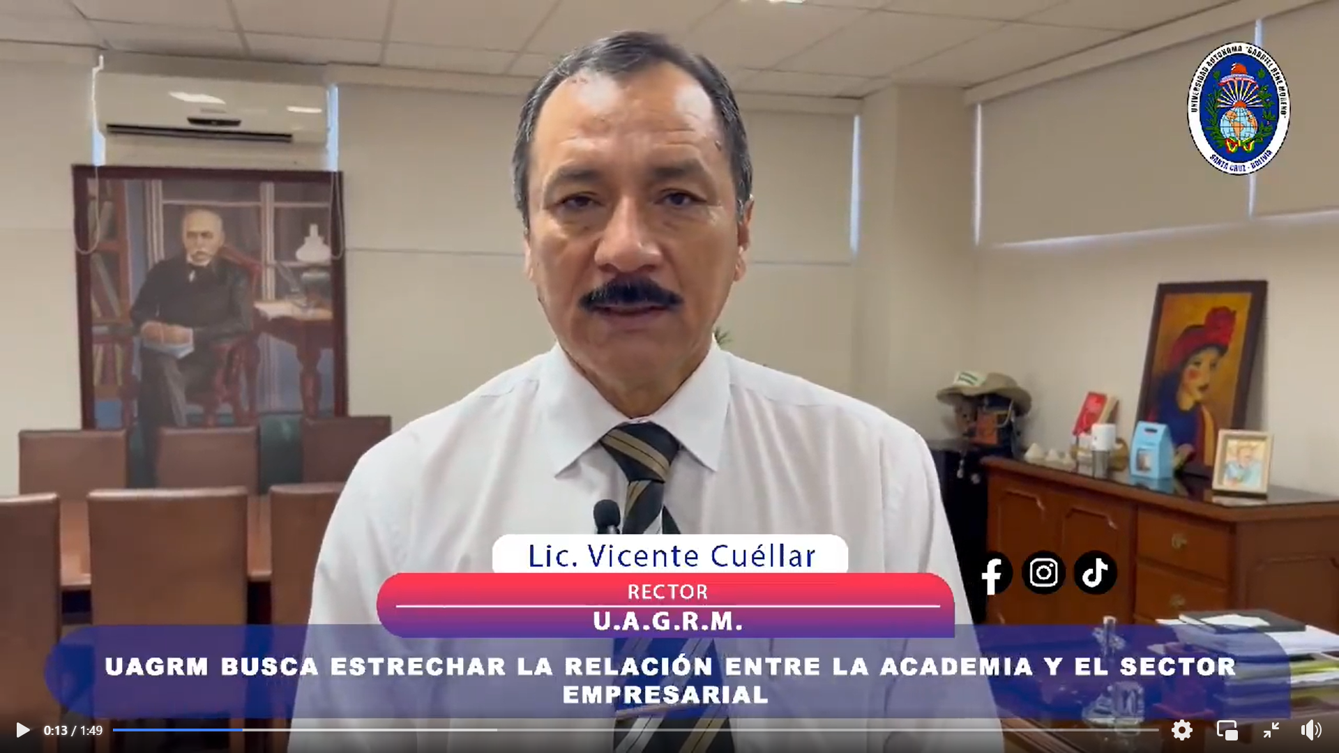 UAGRM BUSCA ESTRECHAR LA RELACIÓN ENTRE LA ACADEMIA Y EL SECTOR EMPRESARIAL