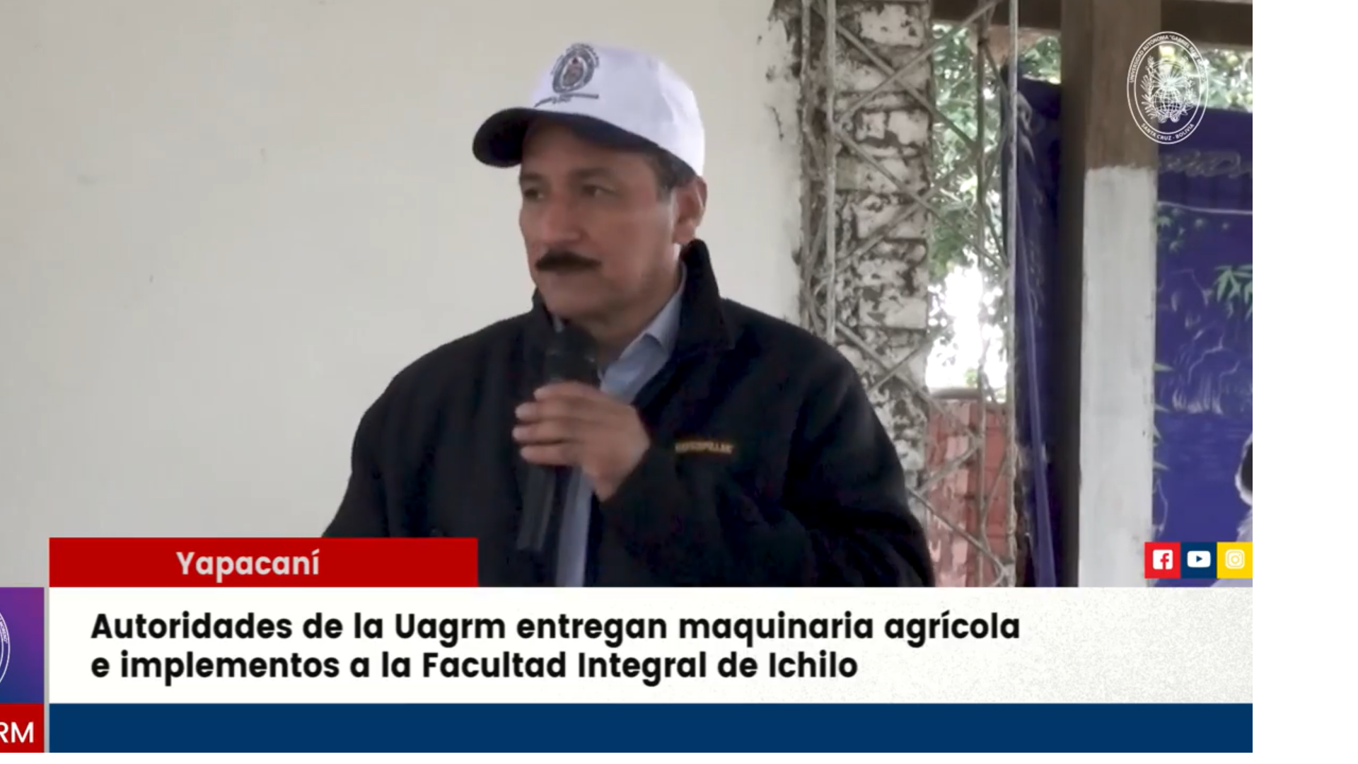 LA FACULTAD INTEGRAL DE ICHILO DE YAPACANÍ YA CUENTA CON MAQUINARIA AGRÍCOLA