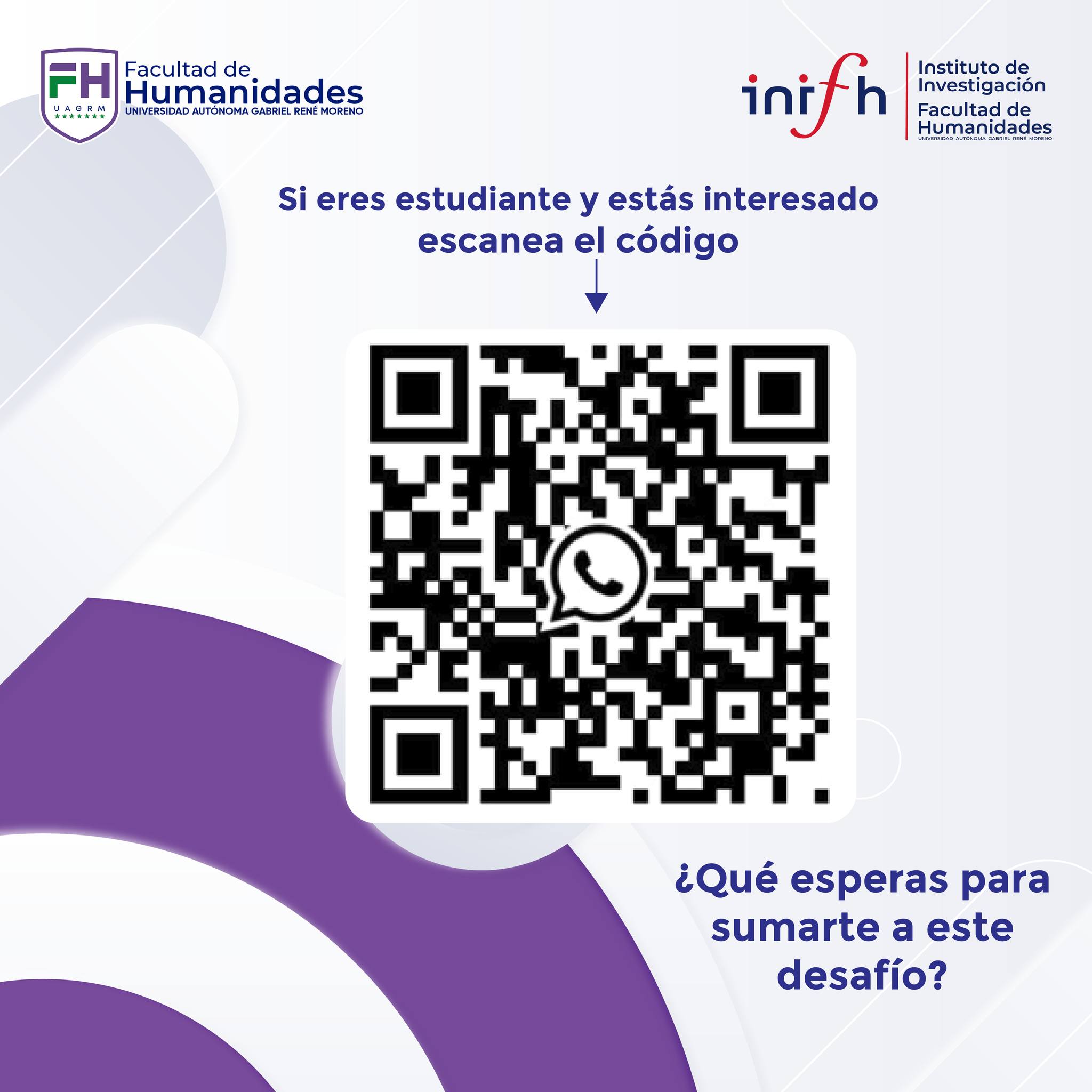 Facultad de Humanidades UAGRM-Oficial 𝗖𝗢𝗡𝗩𝗢𝗖𝗔𝗧𝗢𝗥𝗜𝗔 𝗔𝗕𝗜𝗘𝗥𝗧𝗔 𝗣𝗔𝗥𝗔 𝗣𝗥𝗢𝗚𝗥𝗔𝗠𝗔 𝗗𝗘 𝗣𝗔𝗦𝗔𝗡𝗧Í𝗔𝗦