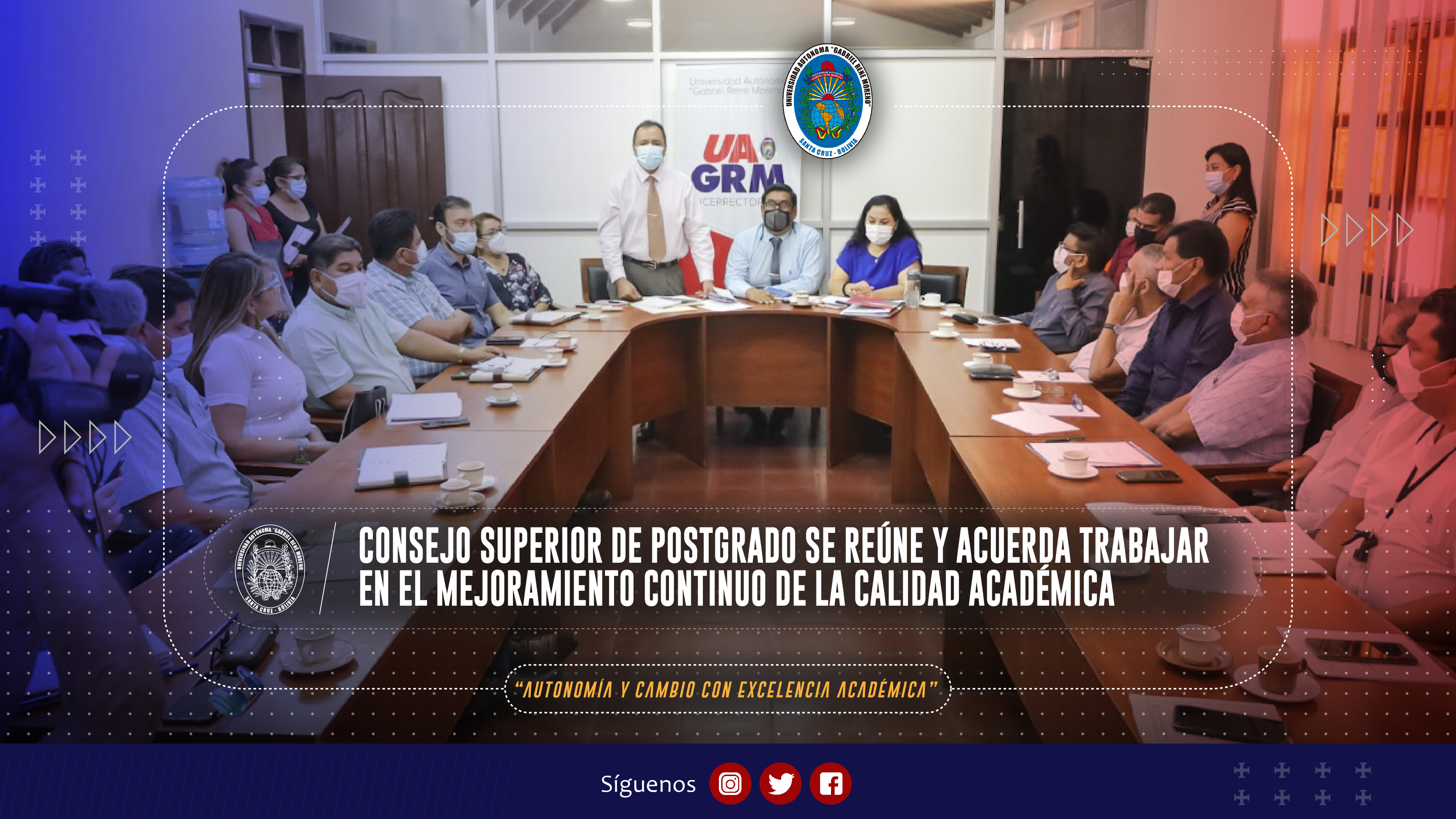 CONSEJO SUPERIOR DE POSTGRADO SE REÚNE Y ACUERDA TRABAJAR EN EL MEJORAMIENTO CONTINUO DE LA CALIDAD ACADÉMICA