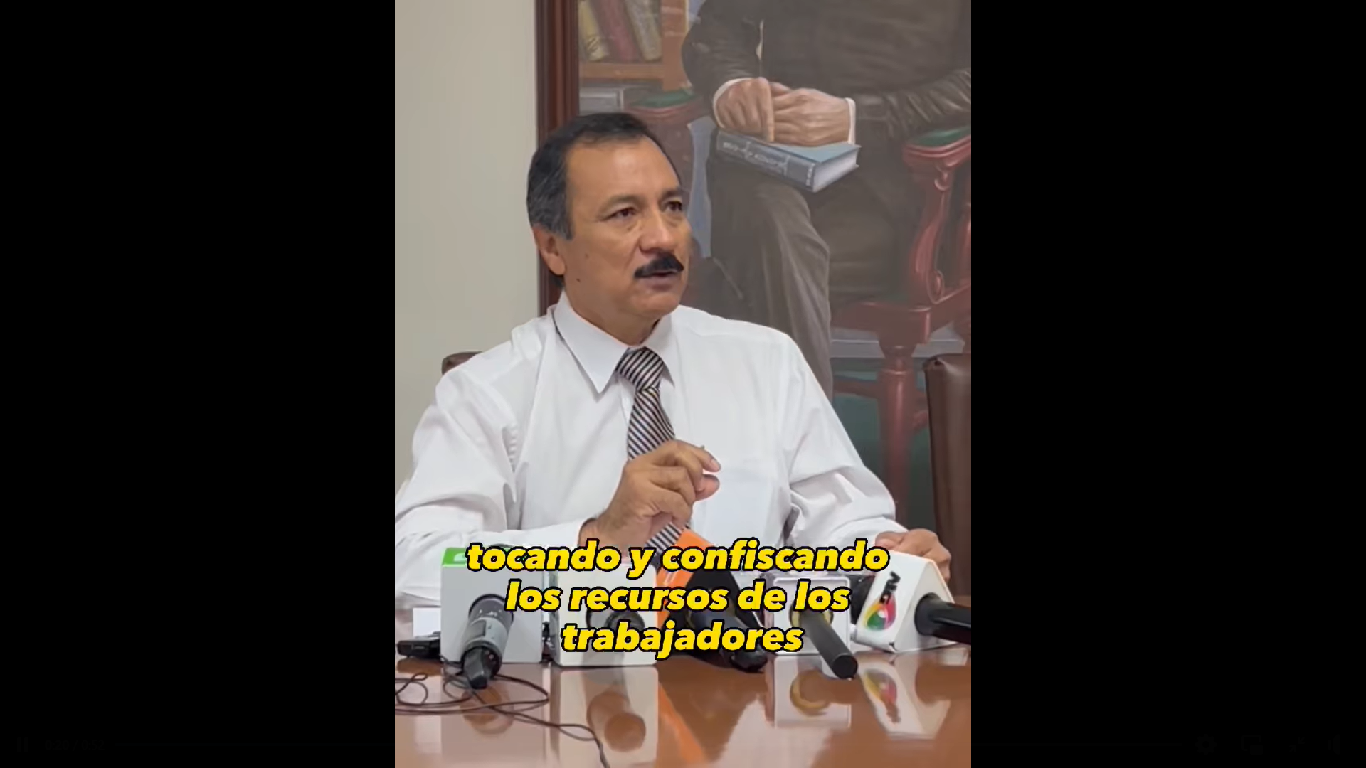 EL RECTOR DE UAGRM MSC. VICENTE CUELLAR EXPLICA SOBRE EL USO DE LOS RECURSOS DE LA JUBILACIÓN