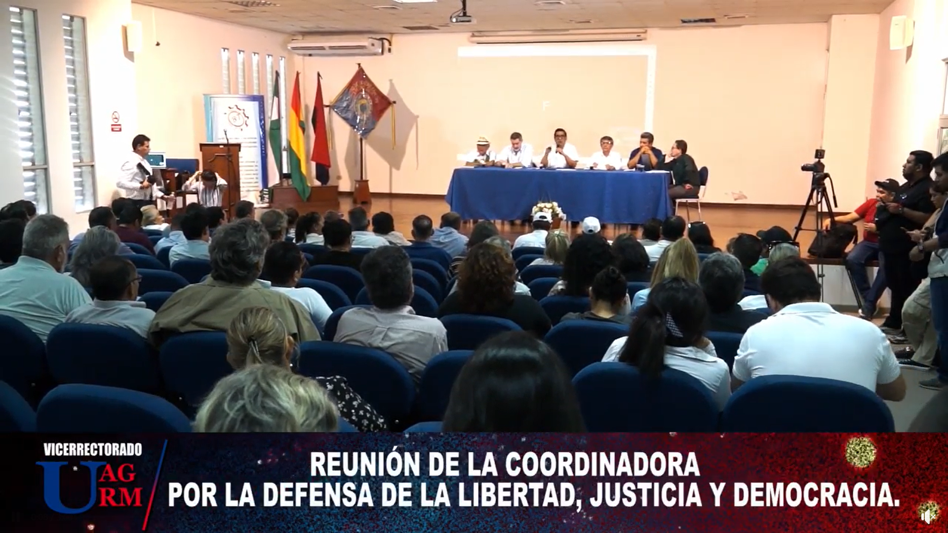 REUNIÓN DE LA COORDINADORA POR LA DEFENSA DE LA LIBERTAD, JUSTICIA Y DEMOCRACIA.