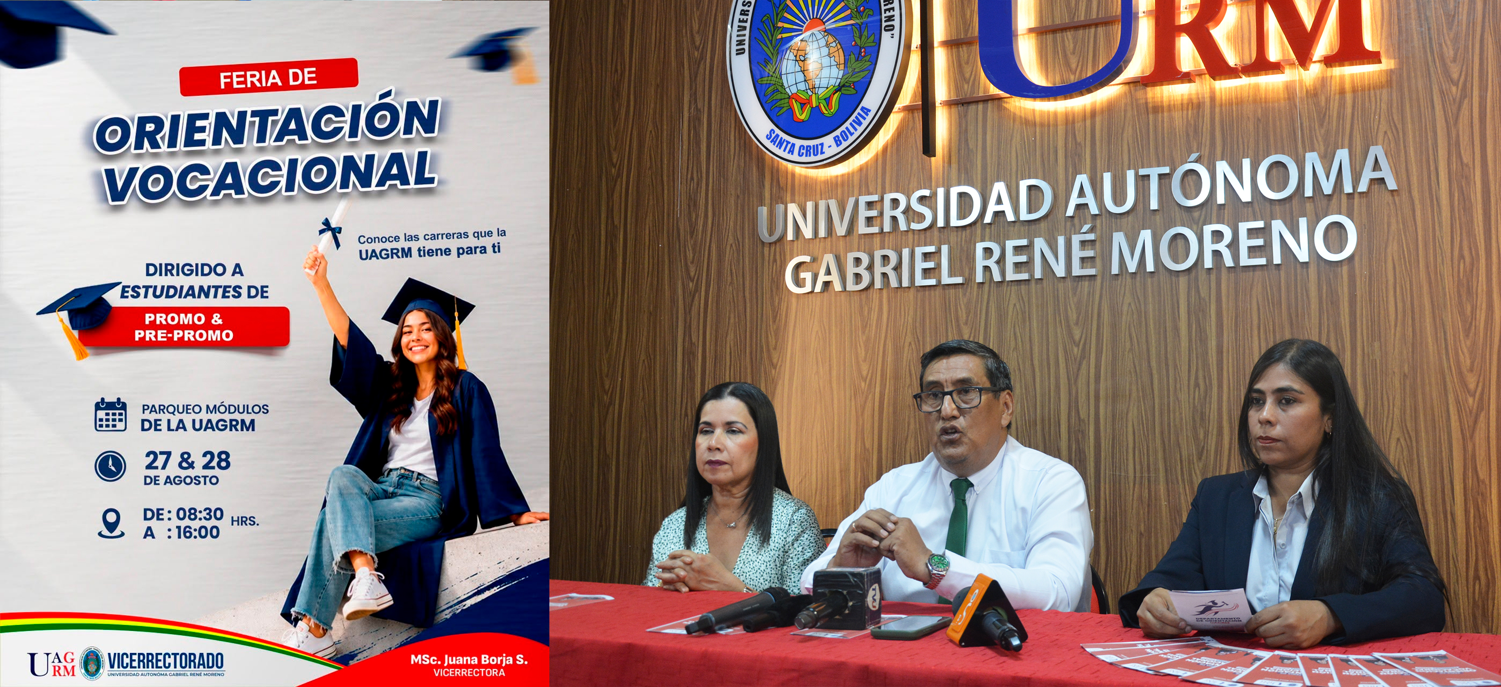 𝐔𝐀𝐆𝐑𝐌 𝐈𝐍𝐕𝐈𝐓𝐀 𝐀 𝐋𝐎𝐒 𝐂𝐎𝐋𝐄𝐆𝐈𝐎𝐒 𝐃𝐄 𝐒𝐀𝐍𝐓𝐀 𝐂𝐑𝐔𝐙 𝐀 𝐋𝐀 𝐆𝐑𝐀𝐍 𝐅𝐄𝐑𝐈𝐀 𝐃𝐄 𝐎𝐑𝐈𝐄𝐍𝐓𝐀𝐂𝐈Ó𝐍 𝐕𝐎𝐂𝐀𝐂𝐈𝐎𝐍𝐀𝐋