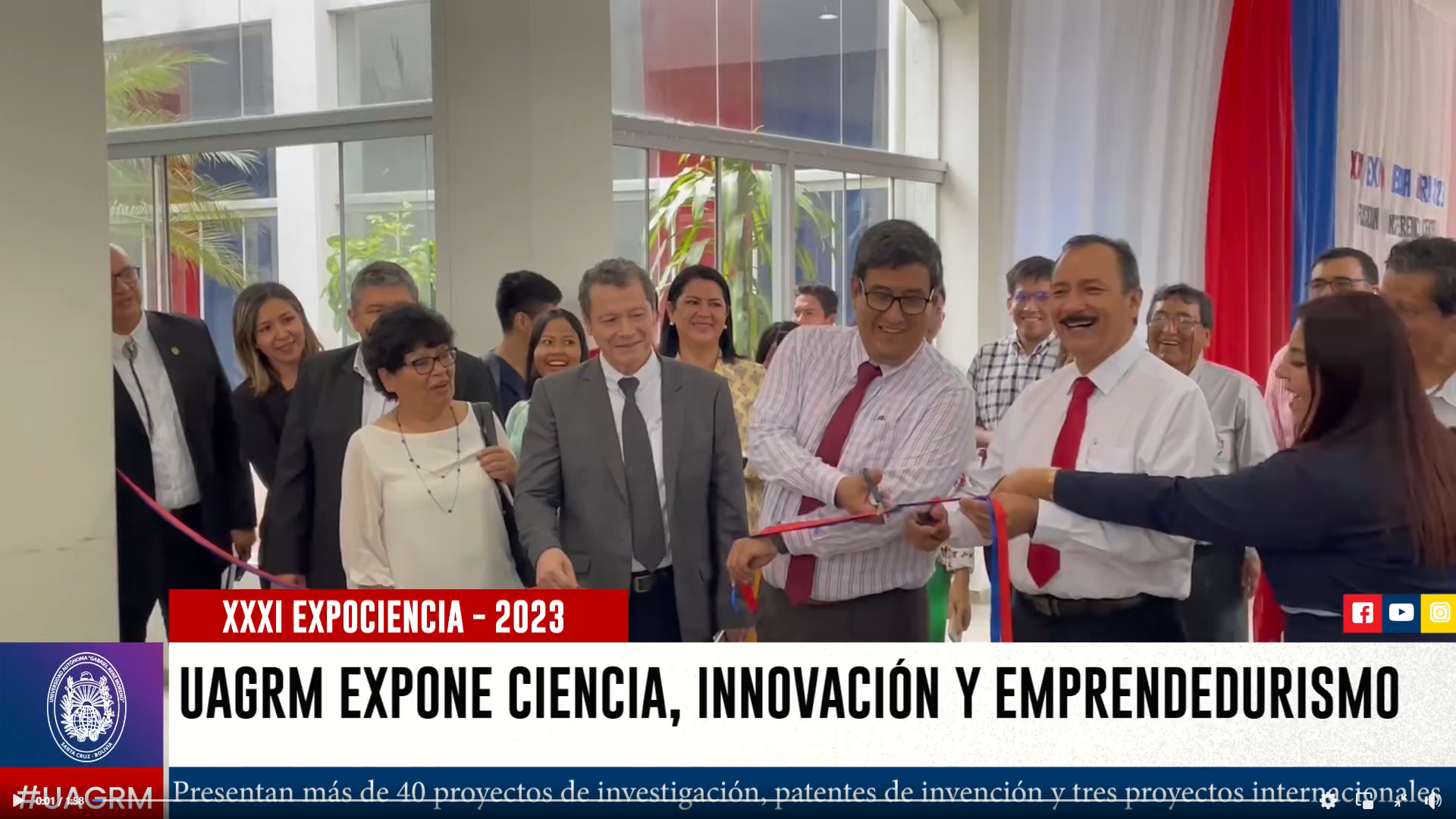 UAGRM EXPONE CIENCIA, INNOVACIÓN Y EMPRENDEDURISMO
