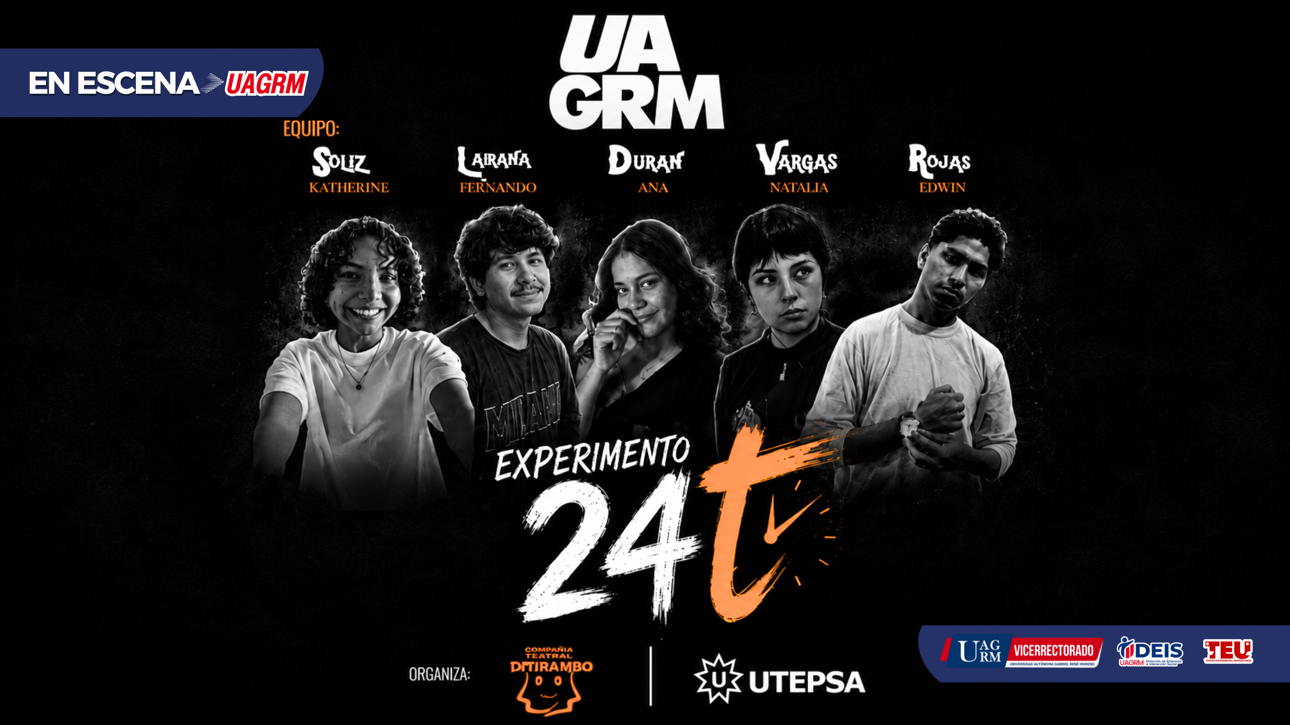 TEU de la UAGRM conquista los premios a Mejor Obra y Mejor Actriz en el Festival 24T