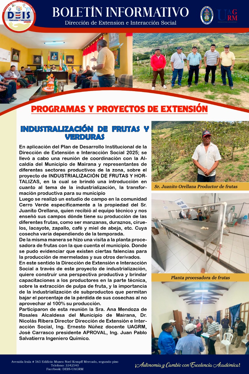 Boletín Informativo No.1