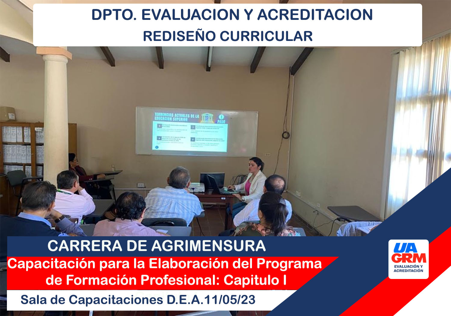 Capacitación Carrera de Agrimensura Elaboración del Programa de Formación Profesional : Capitulo I