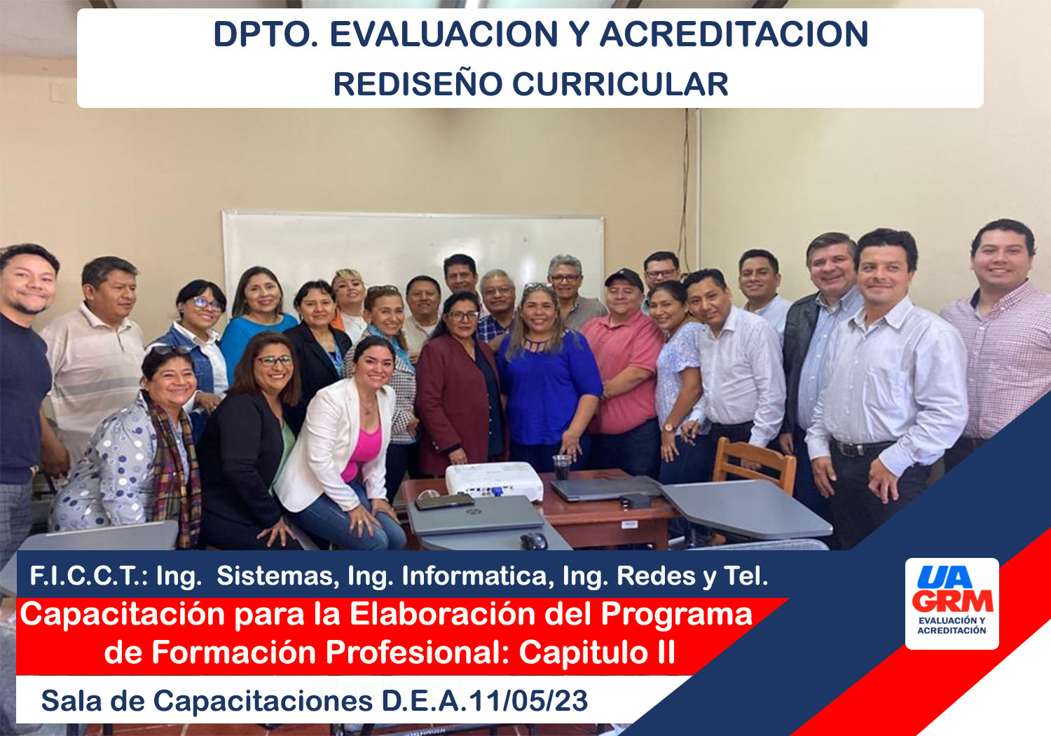Capacitacion Facultad de Ingenieria en Ciencias de la Computacion y Telecomunicaciones en la Elaboración del Programa de Formación Profesional: Capitulo II