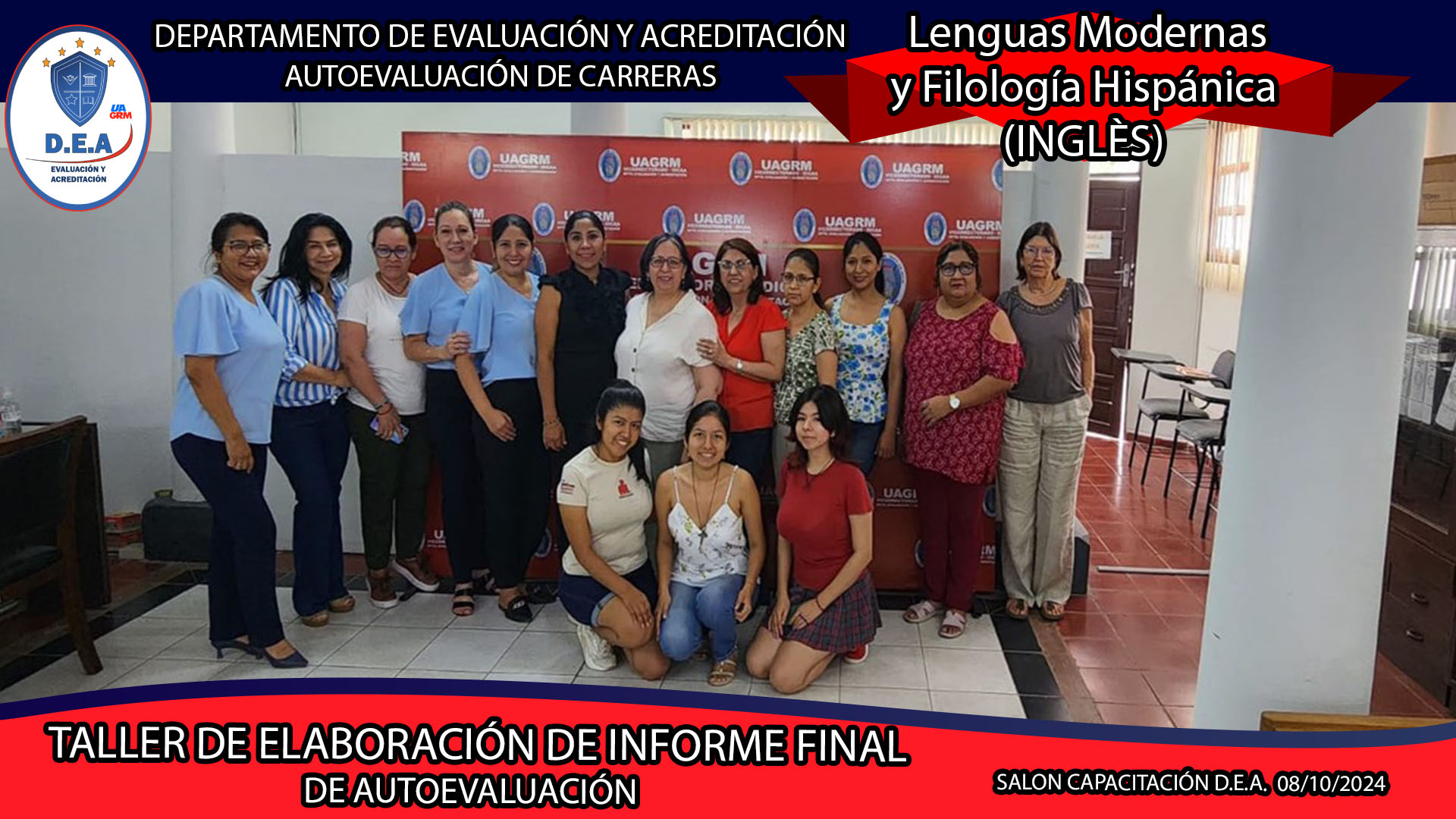 Taller de Elaboración de Informe Final Autoevaluación Lenguas Modernas y Filología Hispánica: INGLES