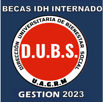 BECAS IDH INTERNADO - 2023