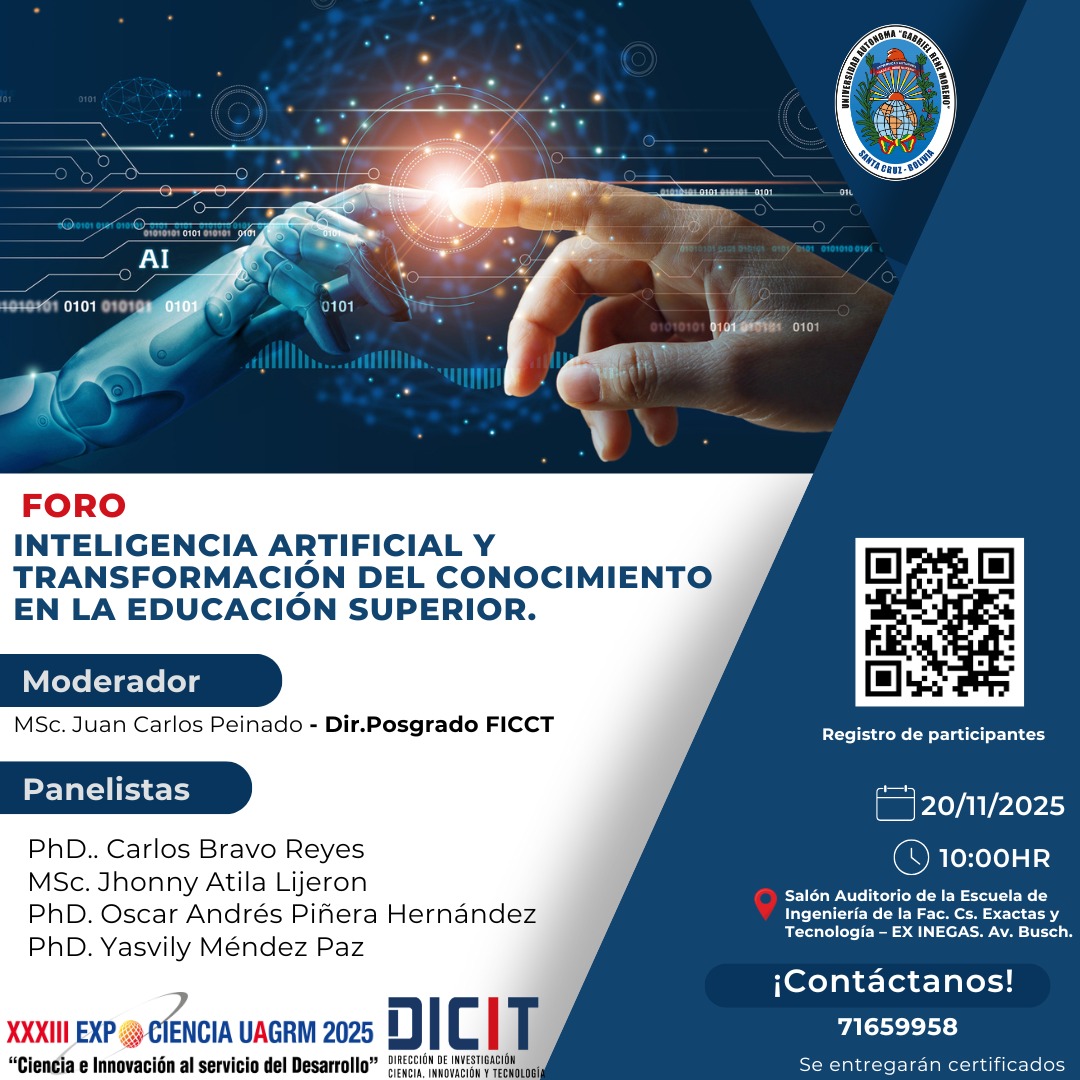 Foro: Inteligencia Artificial y Transformación del Conocimiento en la Educación Superior