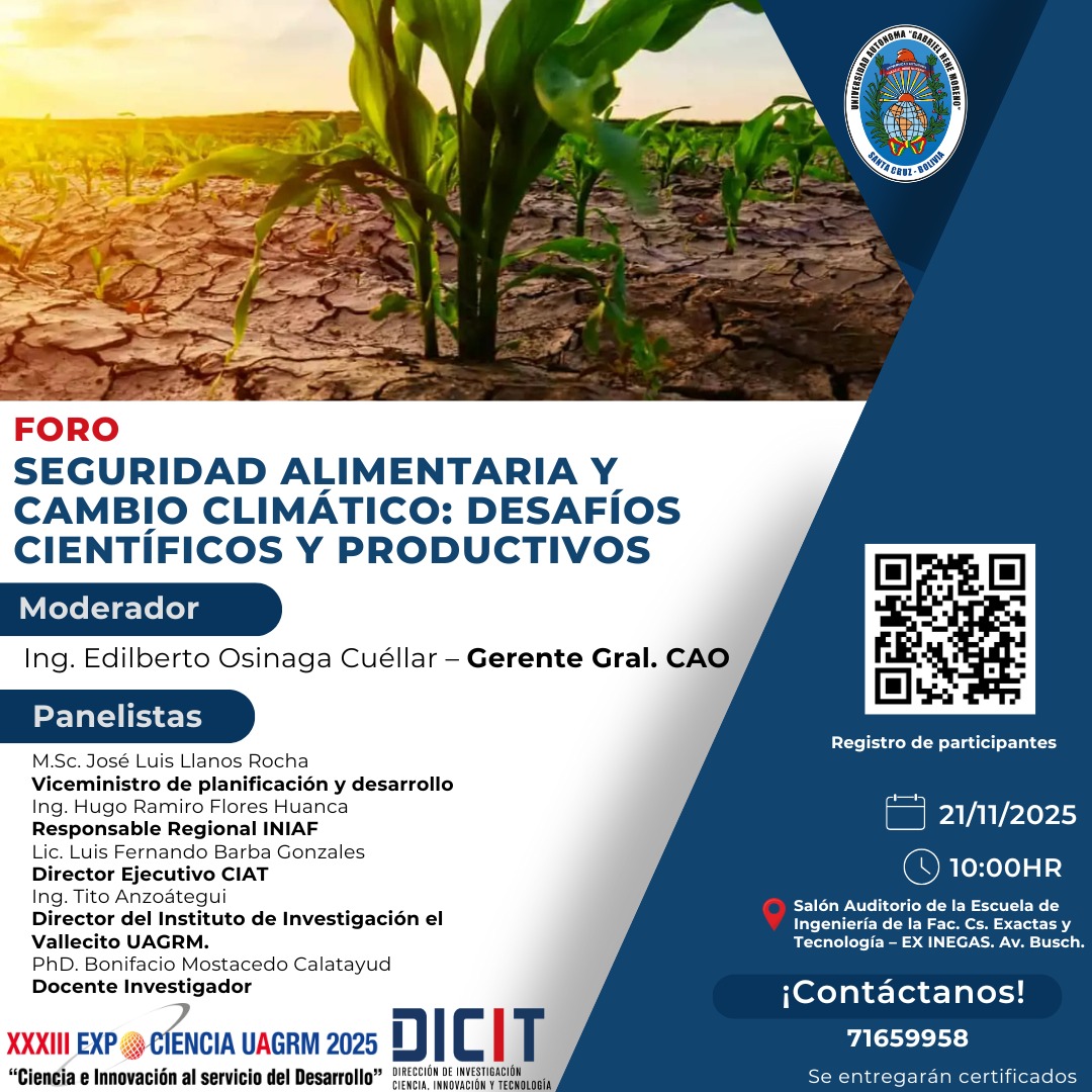 Foro: Seguridad Alimentaria y Cambio Climático
