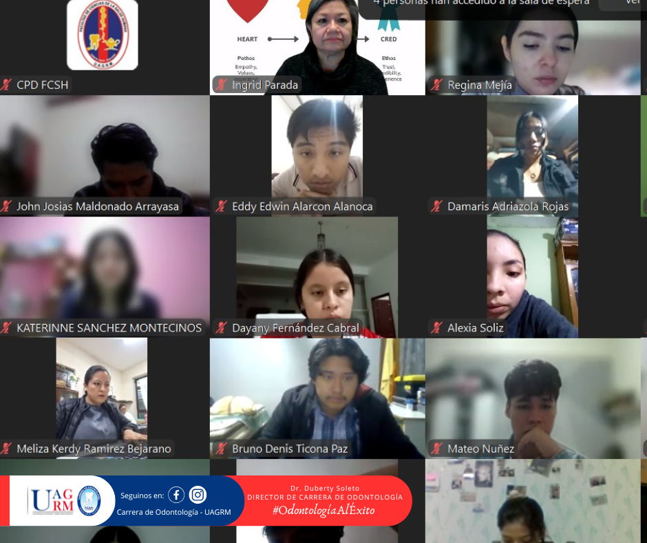Estudiantes de Odontología se capacitan en Metodología de la Investigación Científica