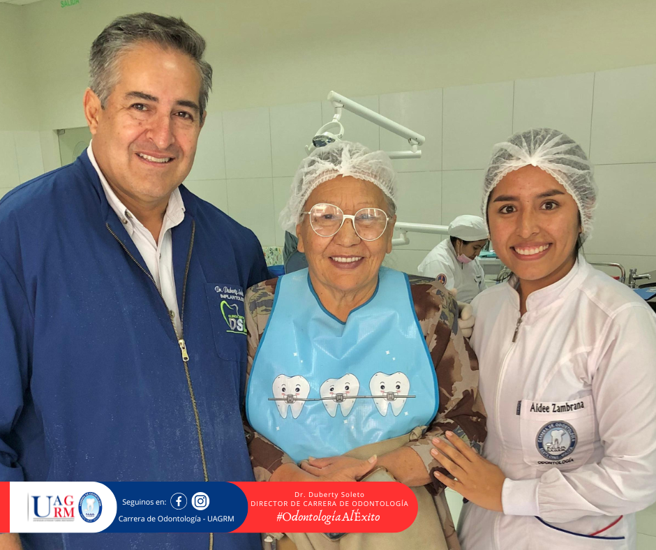 Atención a personas de la tercera edad en la Clínica Odontológica