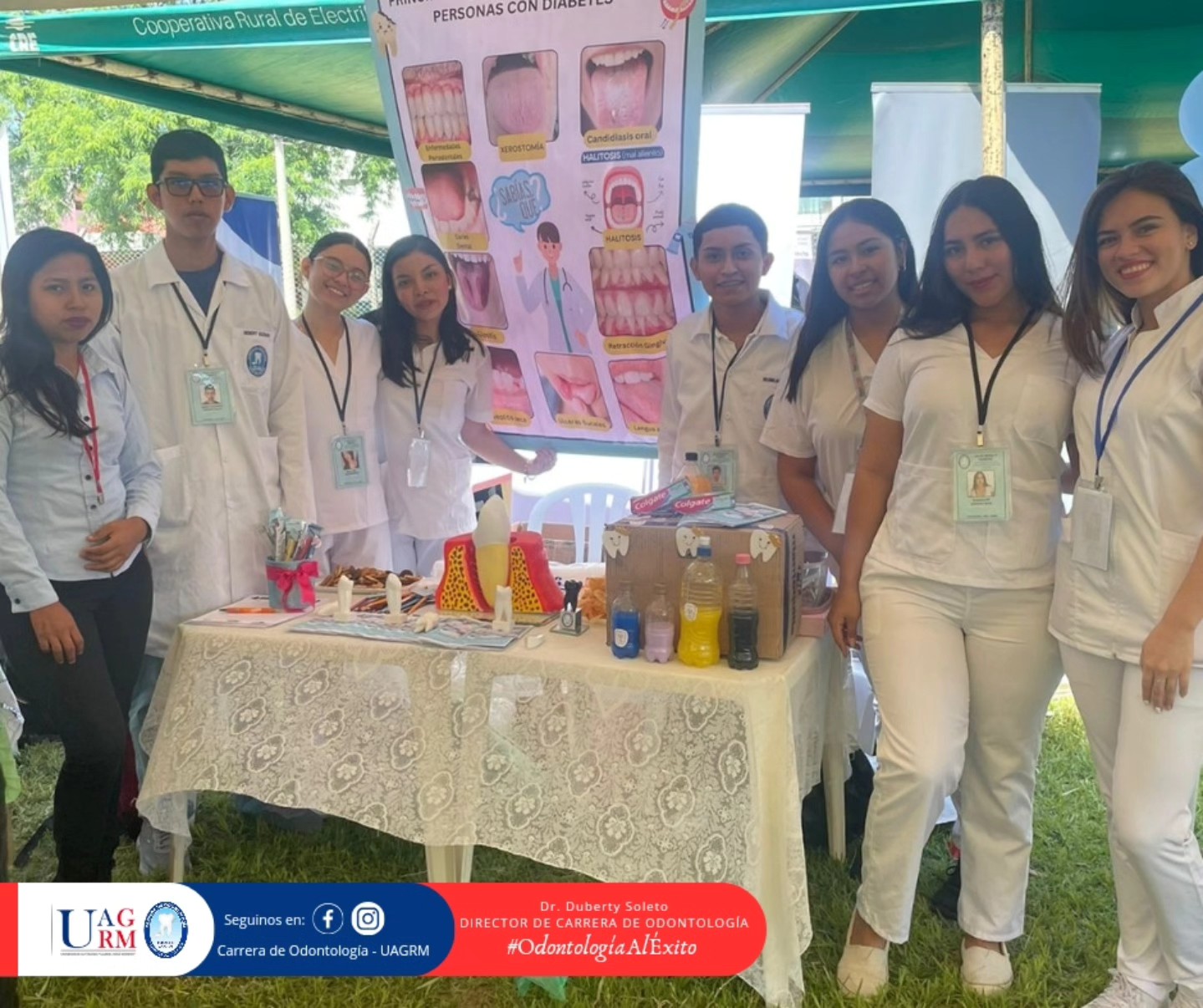 Odontología presente en la jornada especial por el Día Mundial de la Diabetes.