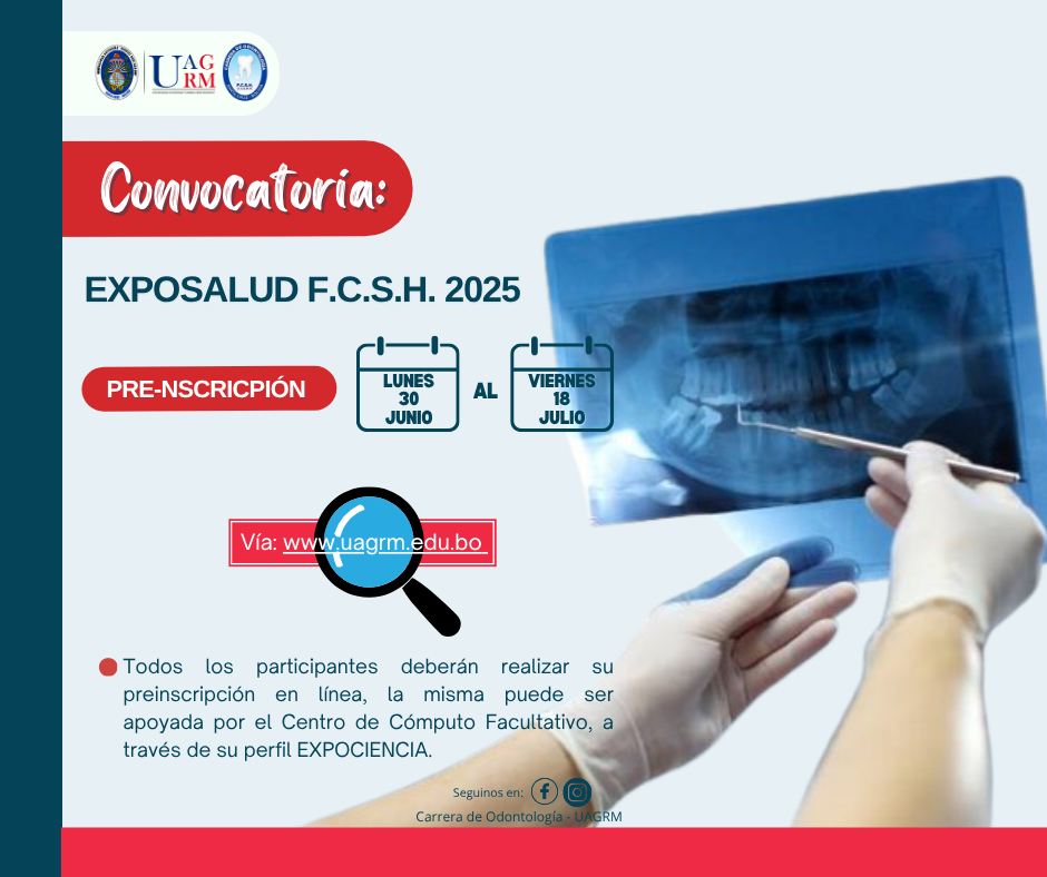 𝐂𝐎𝐍𝐕𝐎𝐂𝐀𝐓𝐎𝐑𝐈𝐀: 𝐄𝐗𝐏𝐎𝐒𝐀𝐋𝐔𝐃 𝐅.𝐂.𝐒.𝐇. 𝟐𝟎𝟐𝟓