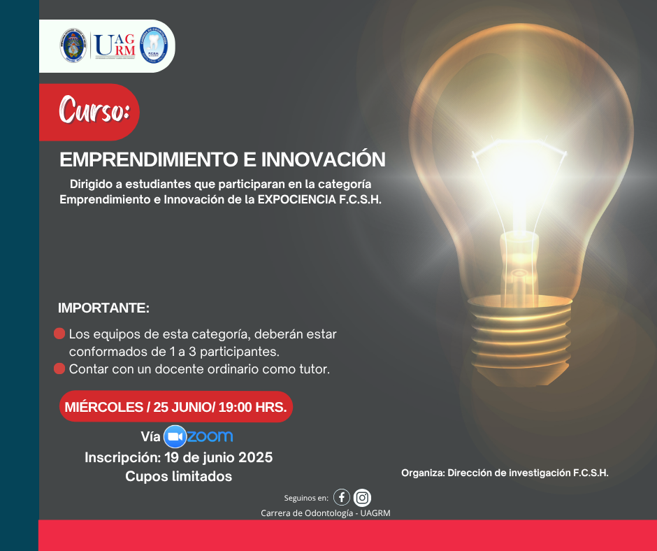 𝐂𝐔𝐑𝐒𝐎: 𝐄𝐌𝐏𝐑𝐄𝐍𝐃𝐈𝐌𝐈𝐄𝐍𝐓𝐎 𝐄 𝐈𝐍𝐍𝐎𝐕𝐀𝐂𝐈𝐎́𝐍
