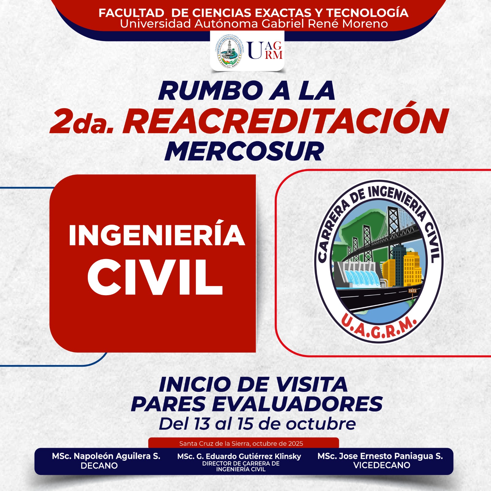 Rumbo a la 2da. Reacreditación Mercosur, Ingeniería Civil