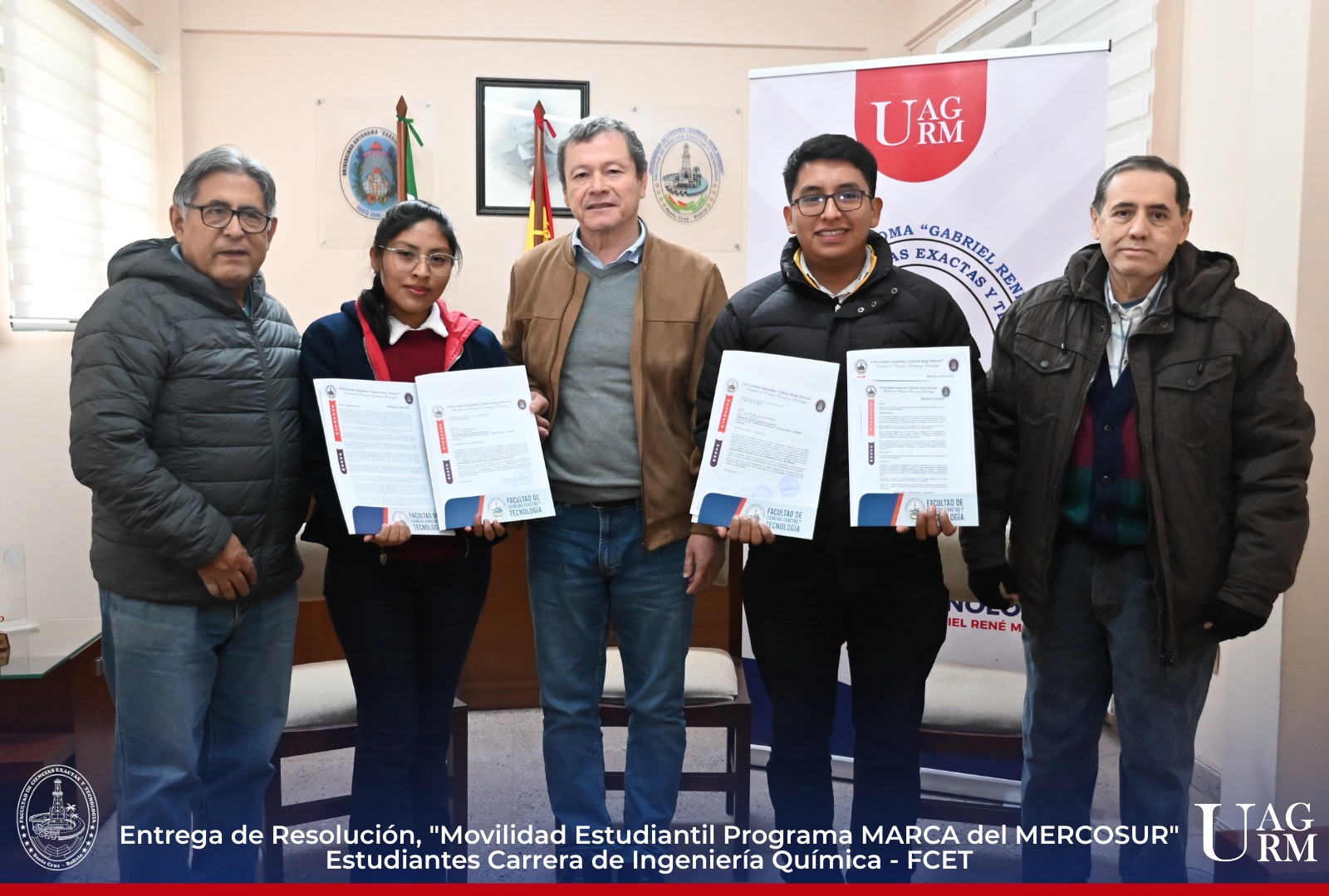 𝐄𝐬𝐭𝐮𝐝𝐢𝐚𝐧𝐭𝐞𝐬 𝐝𝐞 𝐥𝐚 𝐂𝐚𝐫𝐫𝐞𝐫𝐚 𝐝𝐞 𝐈𝐧𝐠𝐞𝐧𝐢𝐞𝐫𝐢́𝐚 𝐐𝐮𝐢́𝐦𝐢𝐜𝐚 𝐬𝐨𝐧 𝐬𝐞𝐥𝐞𝐜𝐜𝐢𝐨𝐧𝐚𝐝𝐨𝐬 𝐩𝐚𝐫𝐚 𝐫𝐞𝐚𝐥𝐢𝐳𝐚𝐫 𝐈𝐧𝐭𝐞𝐫𝐜𝐚𝐦𝐛𝐢𝐨 𝐄𝐬𝐭𝐮𝐝𝐢𝐚𝐧𝐭𝐢𝐥 𝐞𝐧 𝐥𝐚 𝐔𝐧𝐢𝐯𝐞𝐫𝐬𝐢𝐝𝐚𝐝𝐞 𝐅𝐞𝐝𝐞𝐫𝐚𝐥 𝐃𝐨 𝐑𝐢𝐨 𝐆𝐫𝐚𝐧𝐝𝐞 𝐃𝐨 𝐒𝐮𝐥 𝐝𝐞 𝐁𝐫𝐚𝐬𝐢𝐥 𝐲 𝐔𝐧𝐢𝐯𝐞𝐫𝐬𝐢𝐝𝐚𝐝 𝐍𝐚𝐜𝐢𝐨𝐧𝐚𝐥 𝐝𝐞 𝐀𝐬𝐮𝐧𝐜𝐢𝐨́𝐧 𝐝𝐞 𝐏𝐚𝐫𝐚𝐠𝐮𝐚𝐲