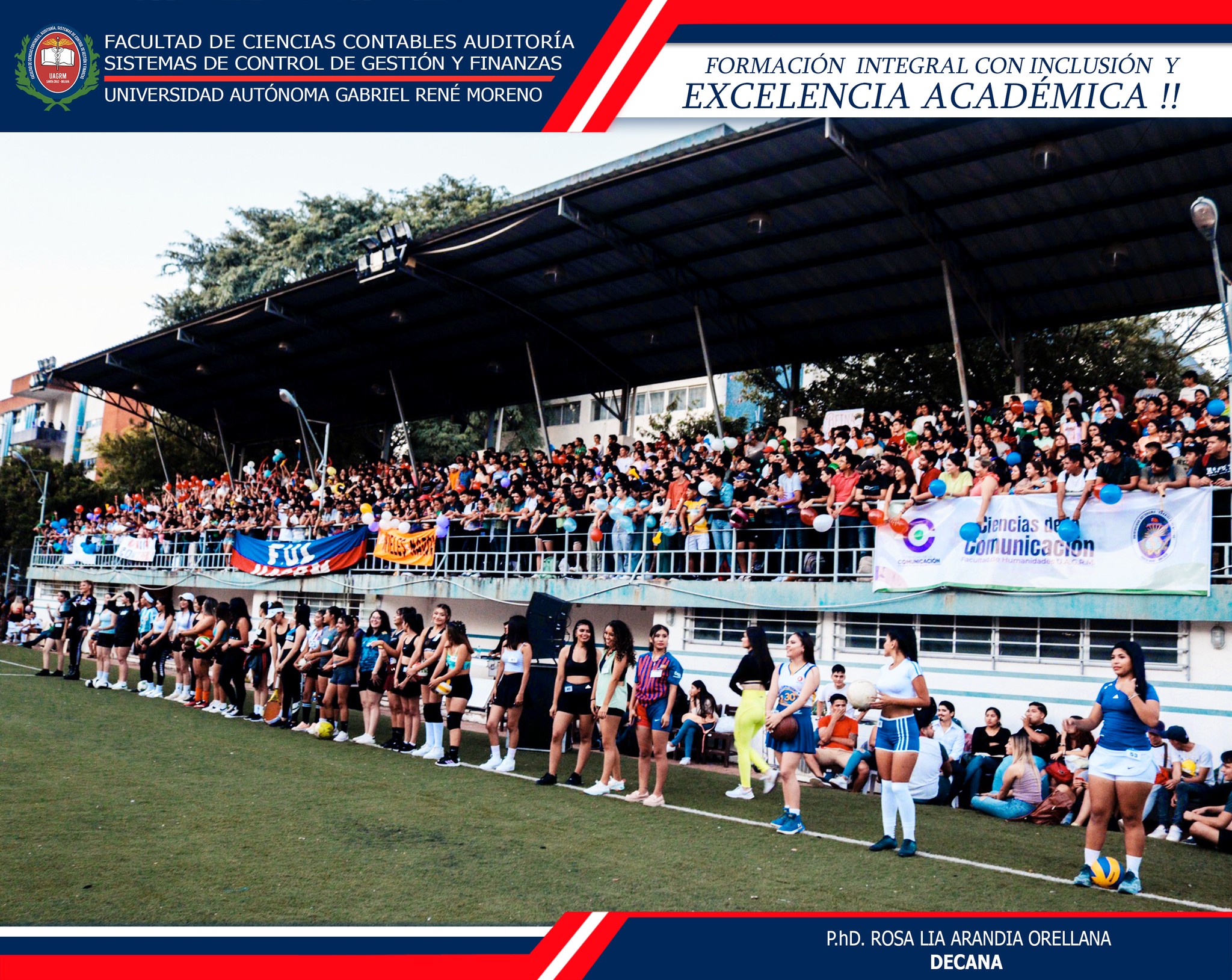 𝗠𝗶𝘀𝘀 𝗗𝗲𝗽𝗼𝗿𝘁𝗲 𝗨𝗔𝗚𝗥𝗠 Organizado por la Federación Universitaria Local FUL, en instalaciones de la cancha Facultativa FCCASCGF