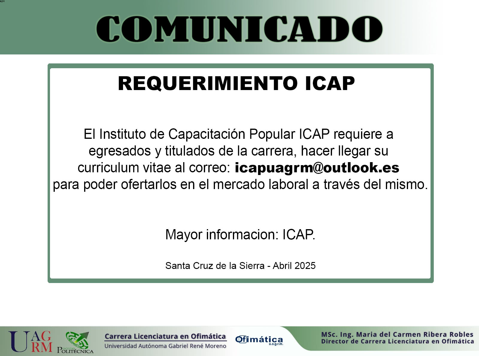 REQUERIMIENTO ICAP