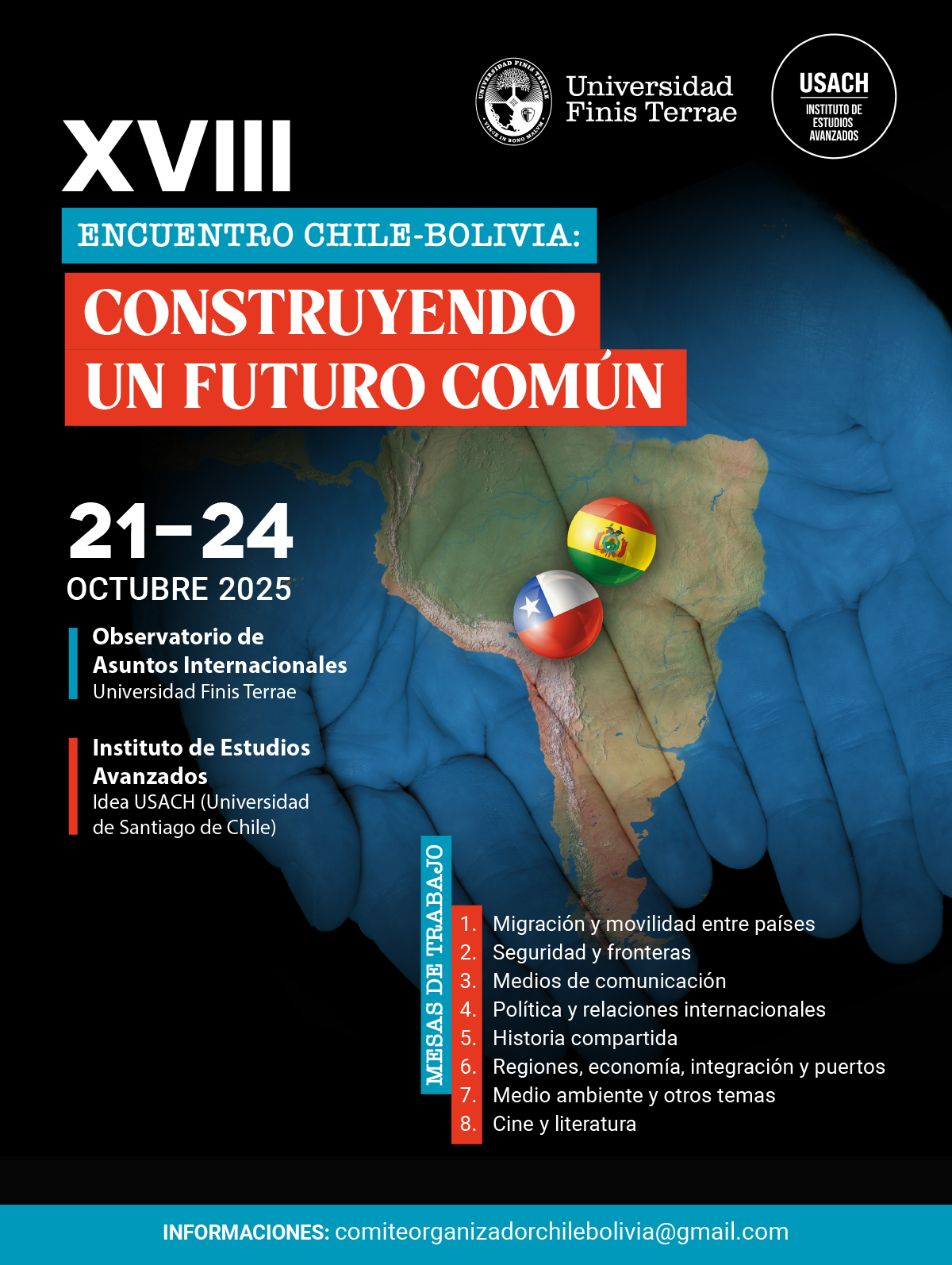 XVIII Encuentro Chile-Bolivia 2025 🗓 21 al 24 de octubre | Santiago de Chile