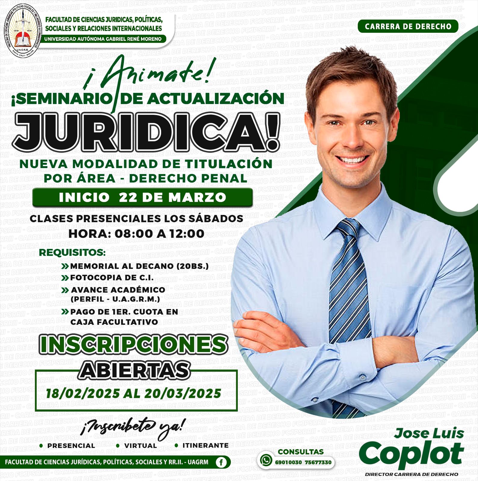 SEMINARIO DE ACTUALIZACIÓN JURÍDICA | ÁREA PENAL - 1RA VERSIÓN 2025
