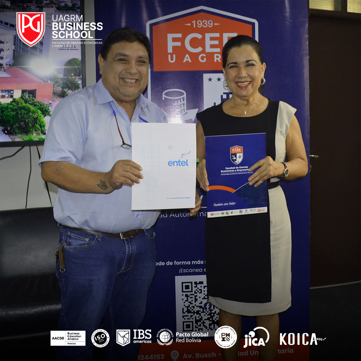 LA FCEE Y ENTEL IMPULSAN LA MEJORA CONTINUA EN BOLIVIA