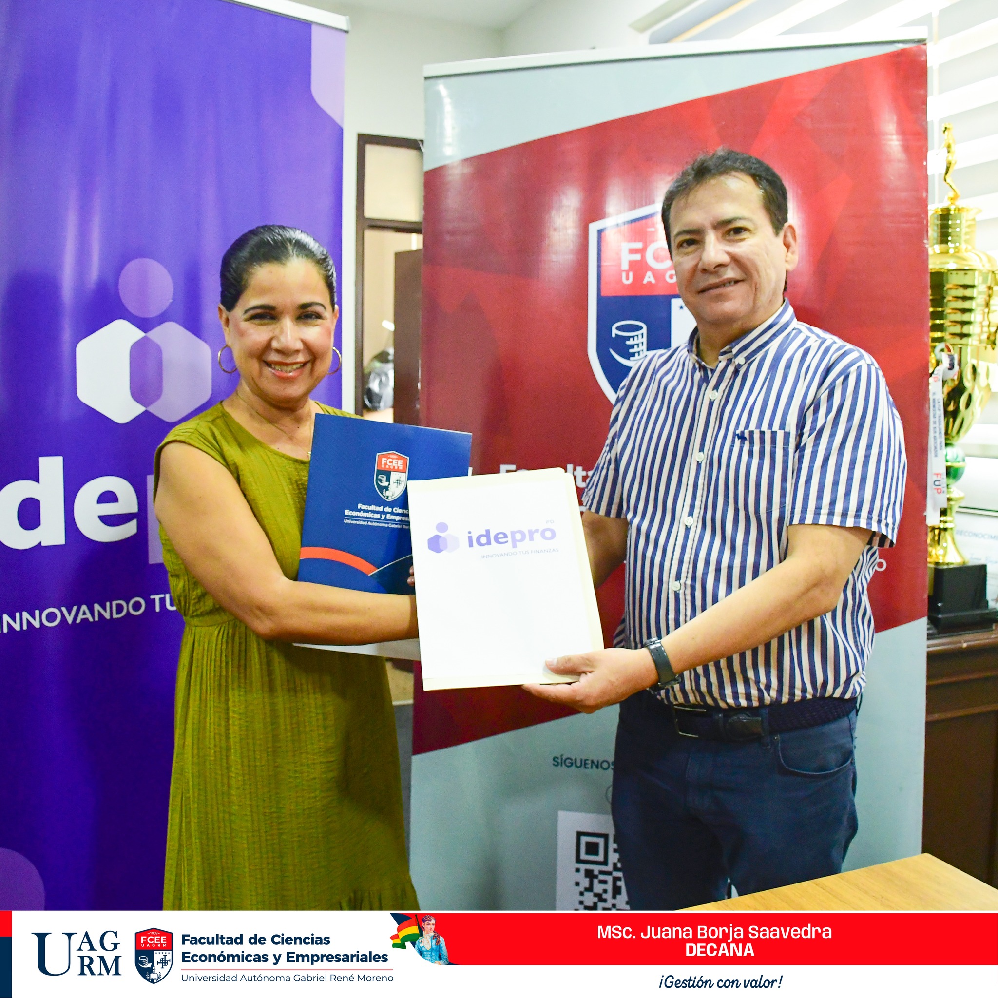 FIRMA DE CONVENIO IDEPRO Y LA FCEE