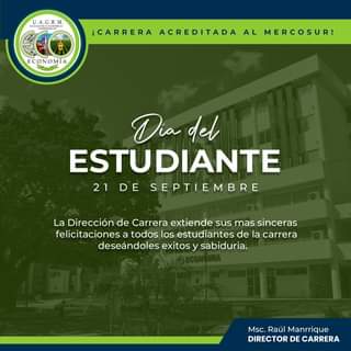 Salutación a los Estudiantes de la Carrera de Economía