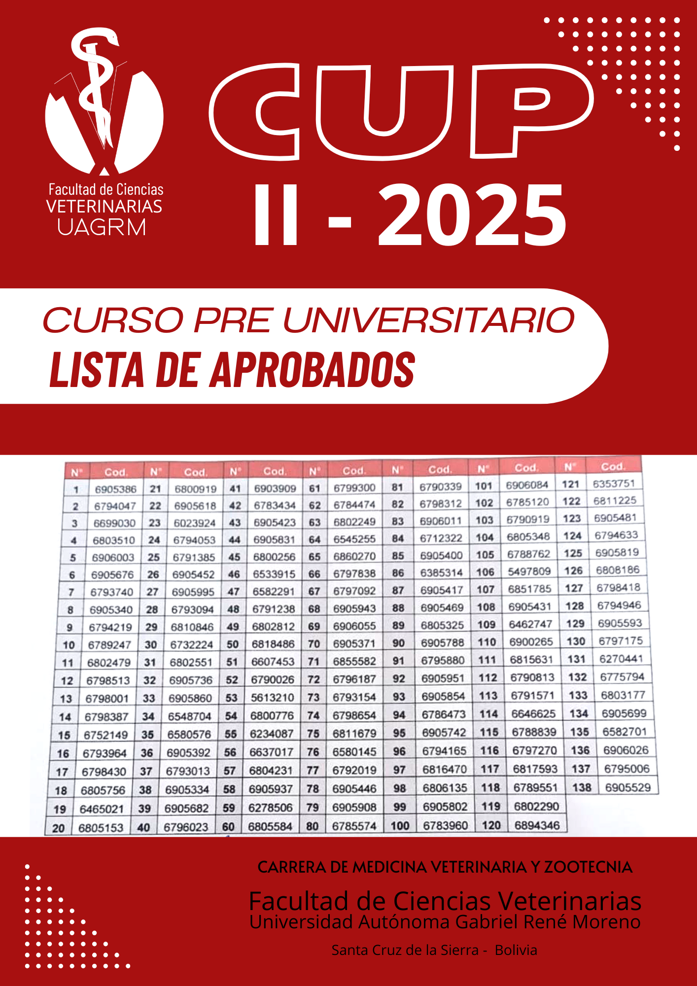CUP II - 2025